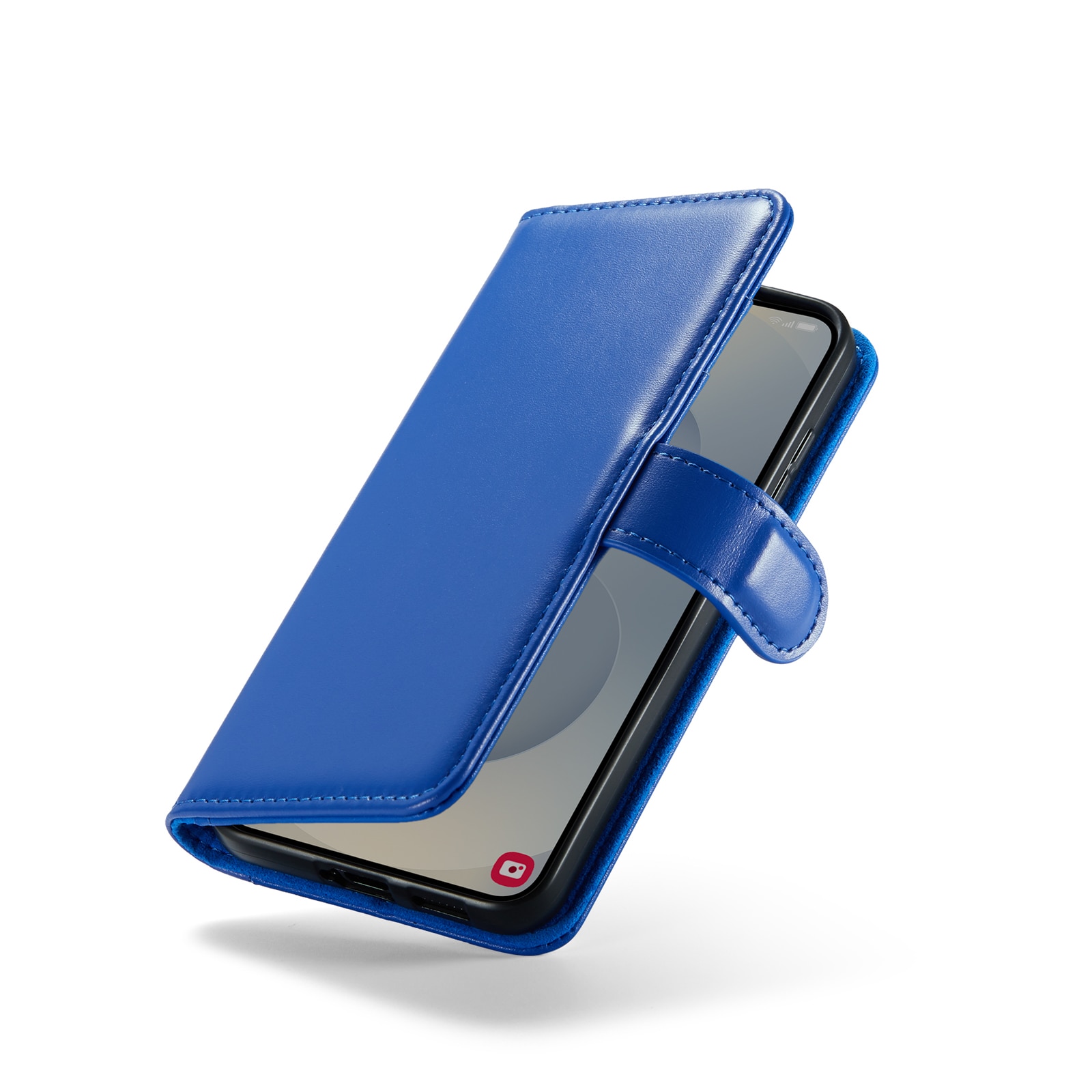 Funda de cuero genuino Samsung Galaxy A17, Azul