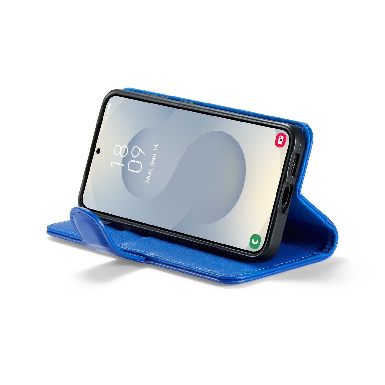 Funda de cuero genuino Samsung Galaxy A17, Azul