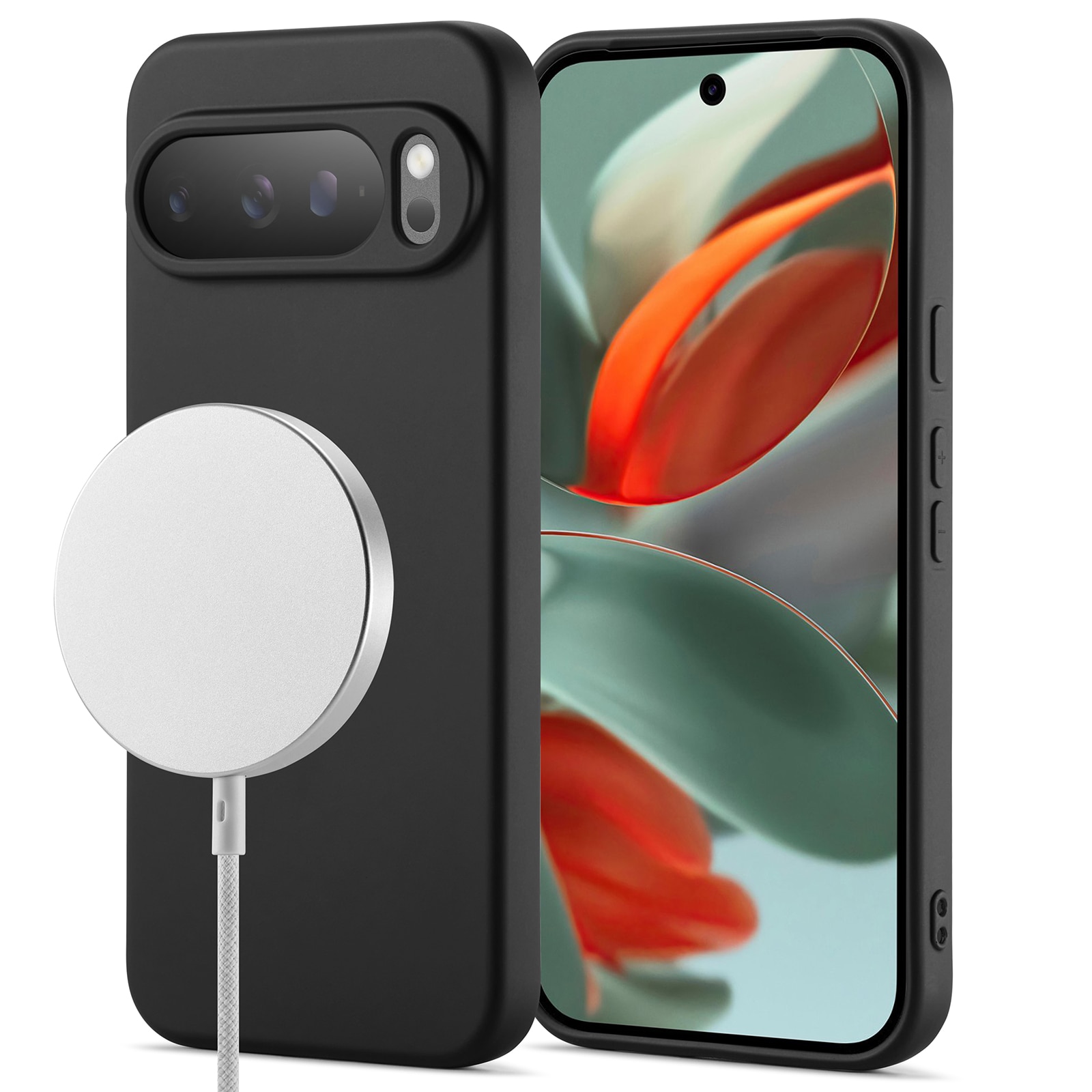 Funda TPU MagSafe Google Pixel 10 Pro Negro