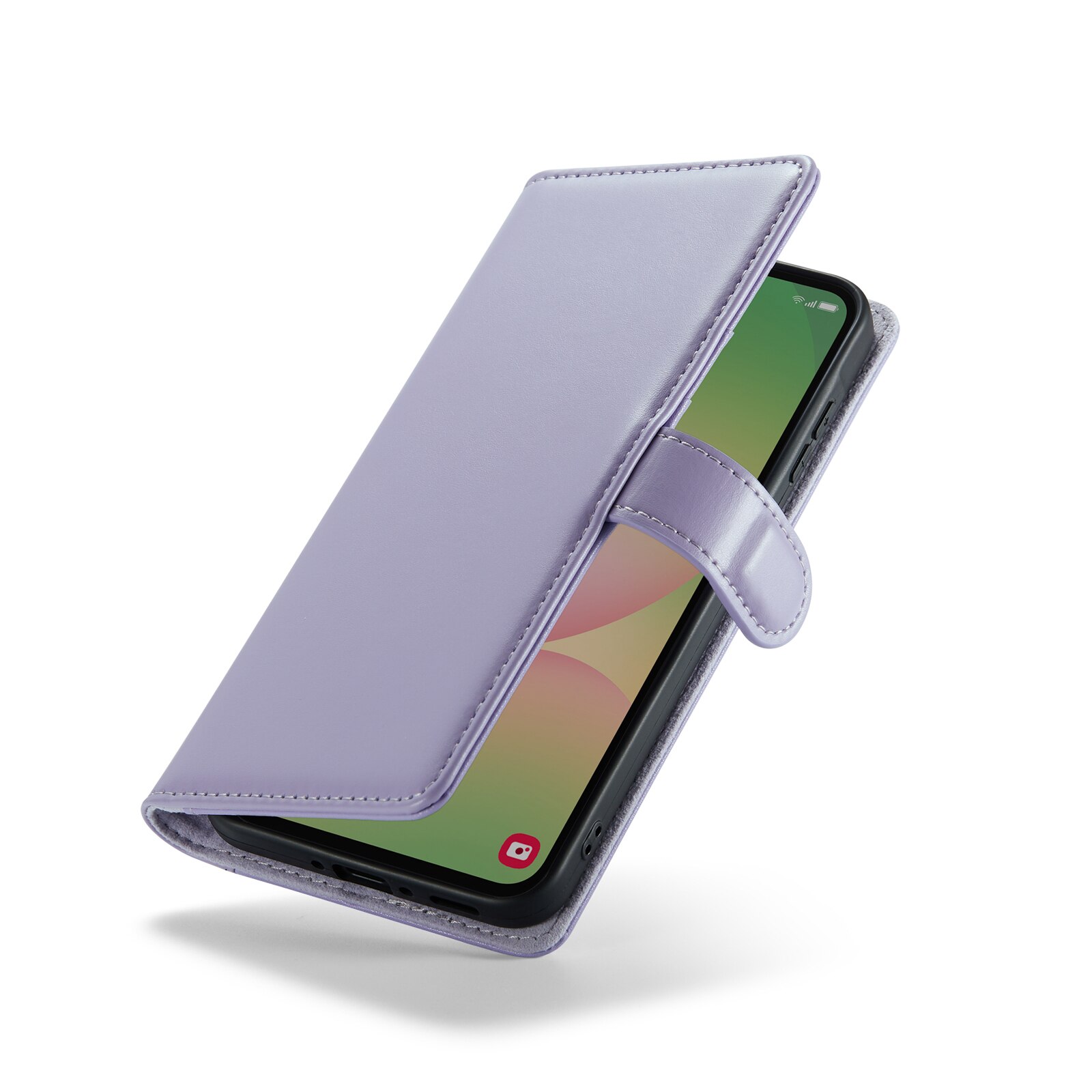 Funda de cuero genuino Samsung Galaxy A56, Púrpura