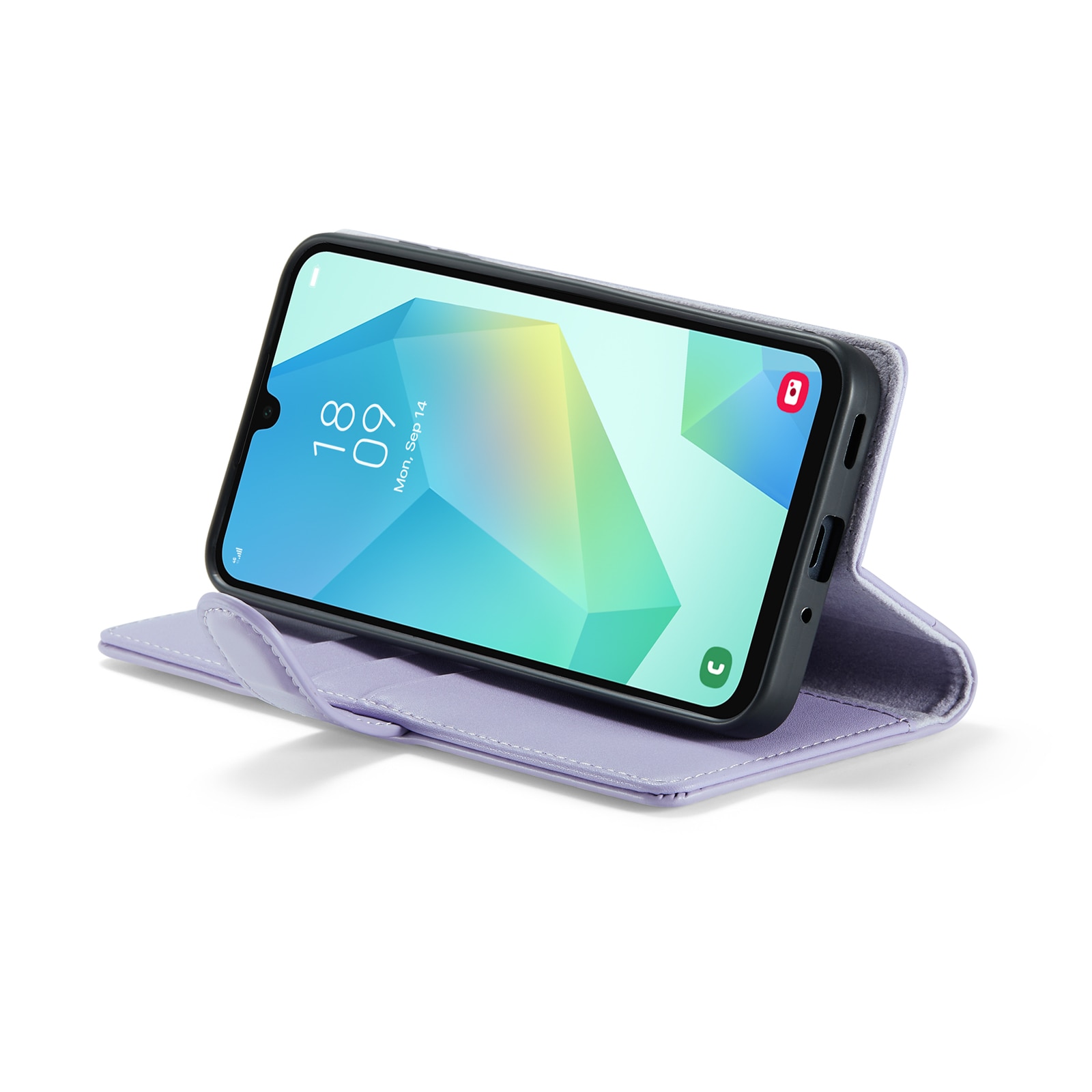 Funda de cuero genuino Samsung Galaxy A16, Púrpura