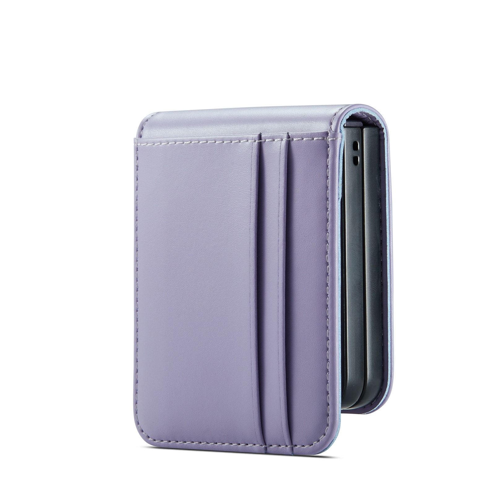 Funda de cuero genuino Samsung Galaxy Z Flip 7, Púrpura