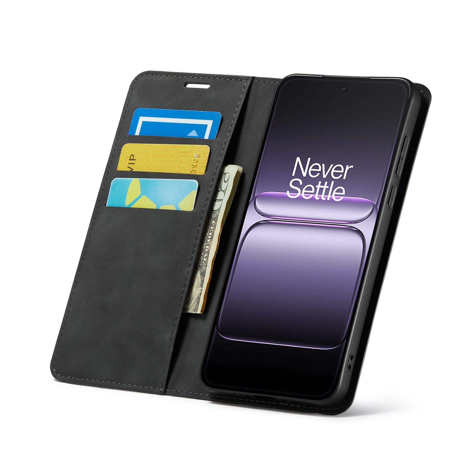Funda delgada cartera  OnePlus Nord CE5 Negro