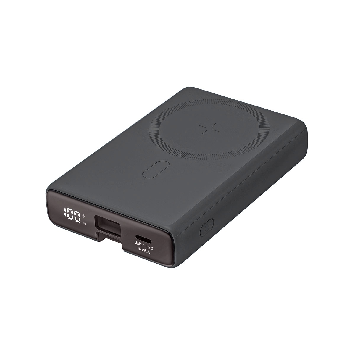 Powerbank con MagSafe 10000 mAh USB-C + Lightning, negro