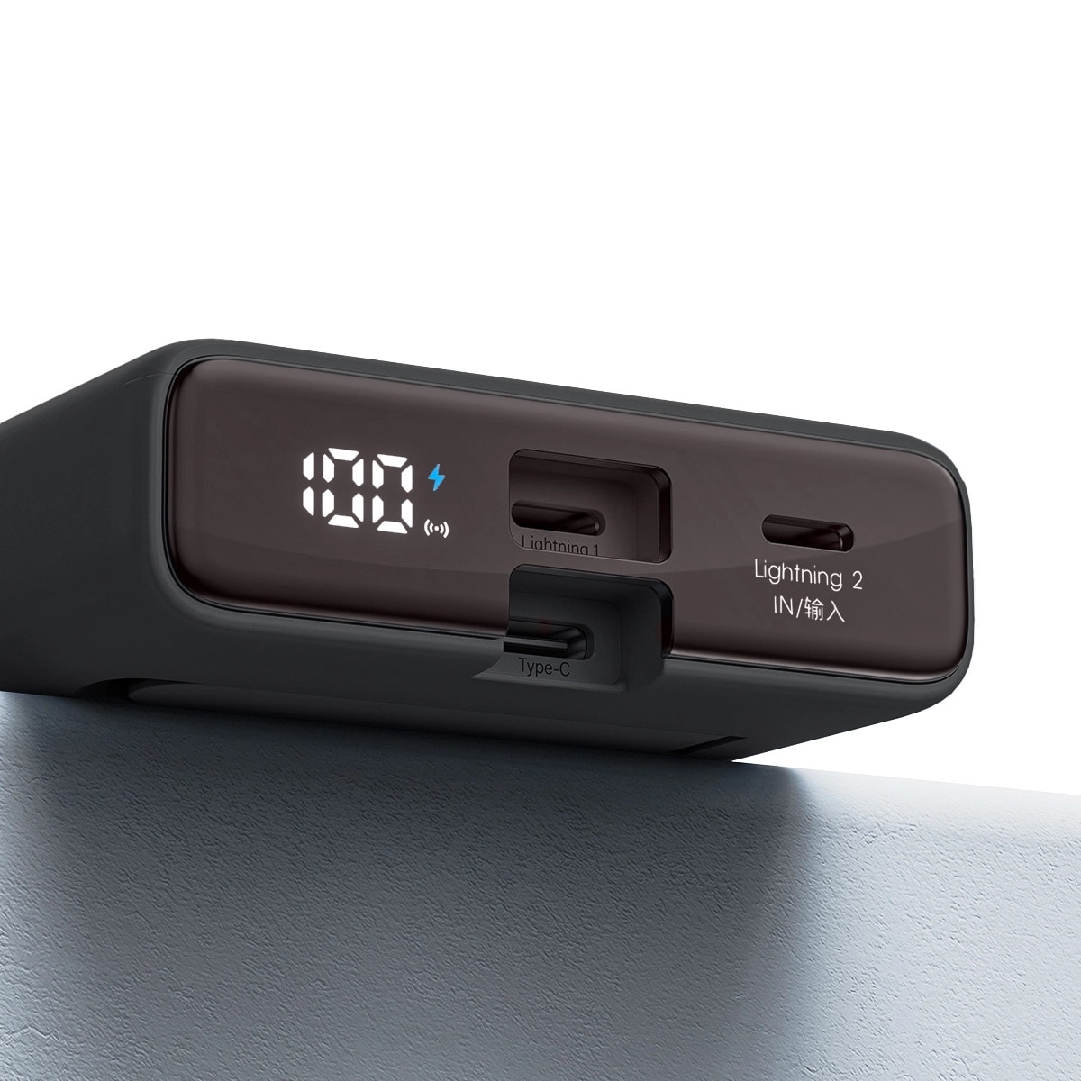 Powerbank con MagSafe 10000 mAh USB-C + Lightning, negro