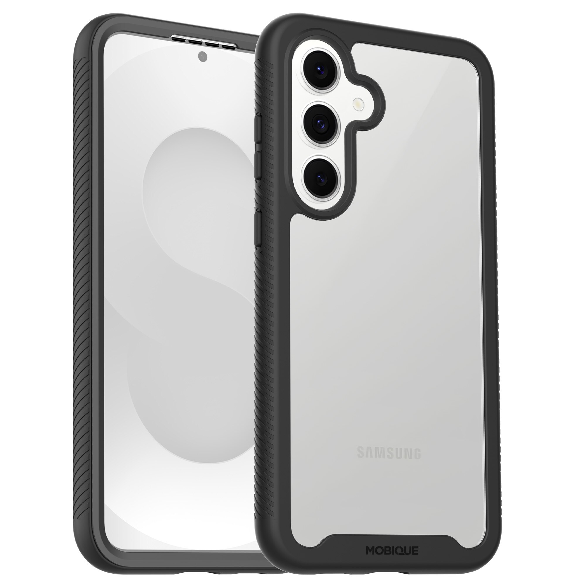 Funda Full Protection Samsung Galaxy S25 FE Negro/transparente