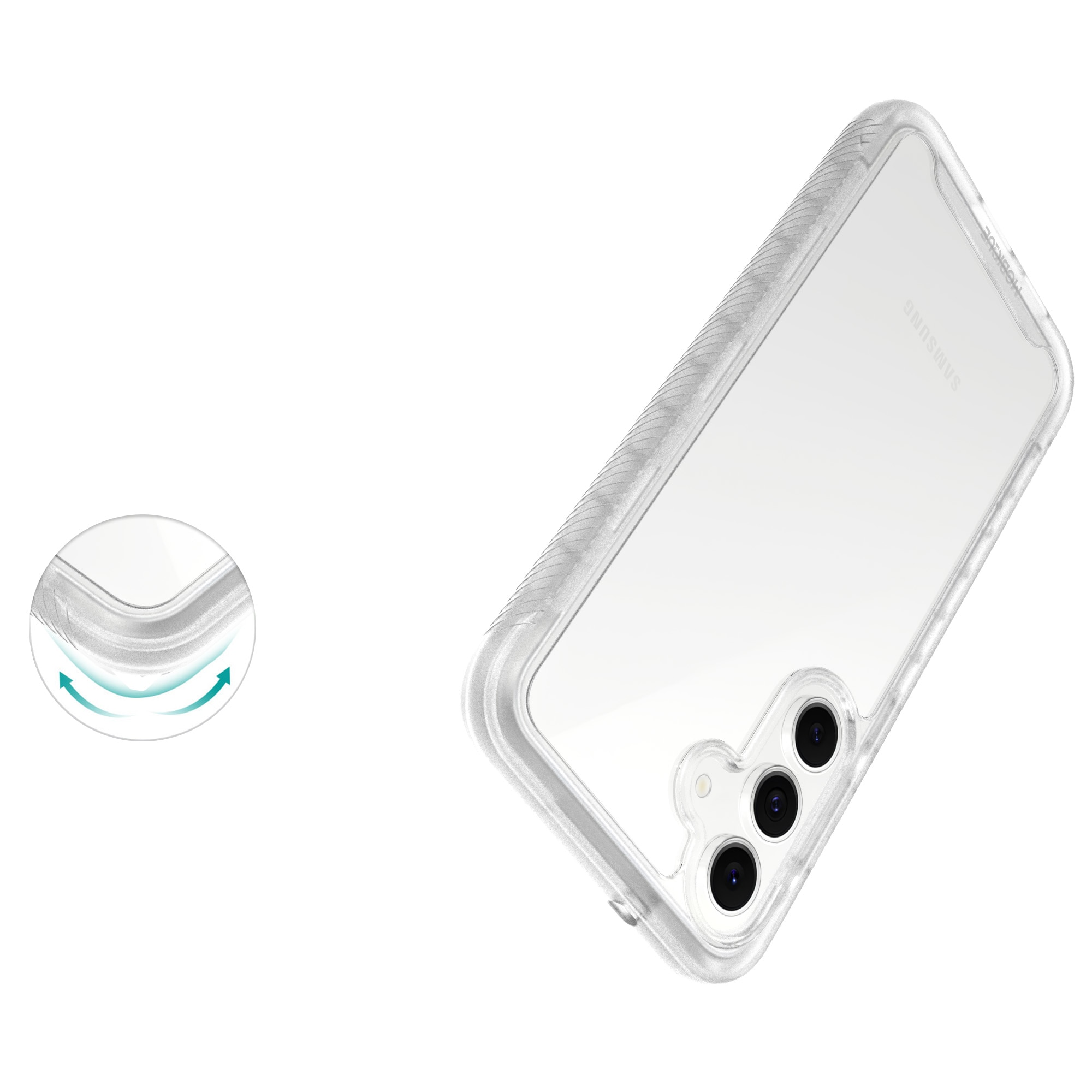 Funda Full Protection Samsung Galaxy S25 FE Transparente