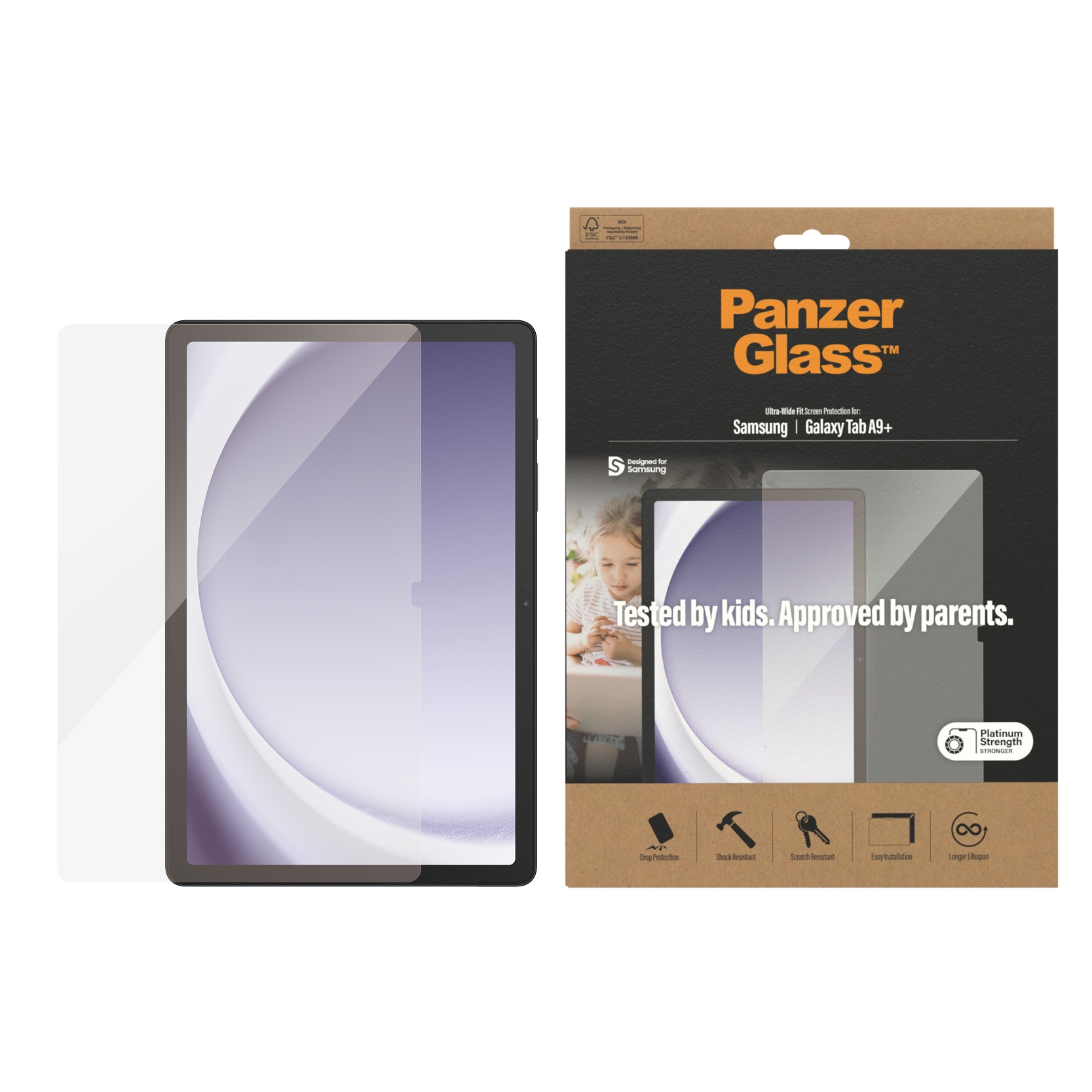 Samsung Galaxy Tab A9 Plus Screen Protector Ultra Wide Fit