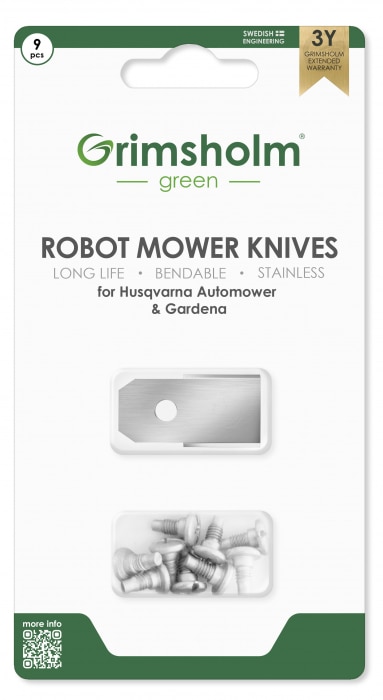 Cuchillas para Husqvarna Automower & Gardena (9 piezas)