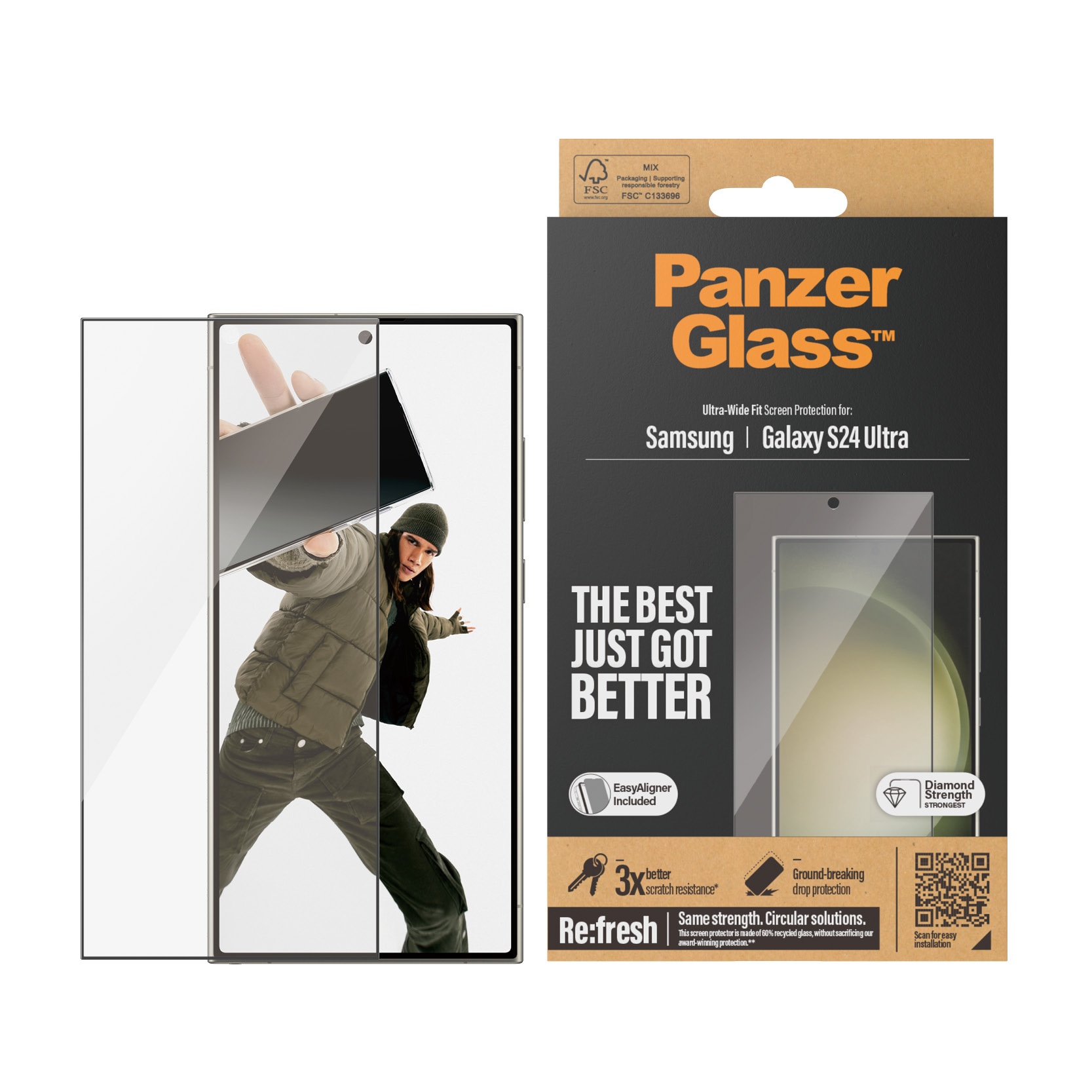 Copter Cubre objetivo de cristal templado Exoglass Samsung Galaxy S24 Ultra  - Comprar online
