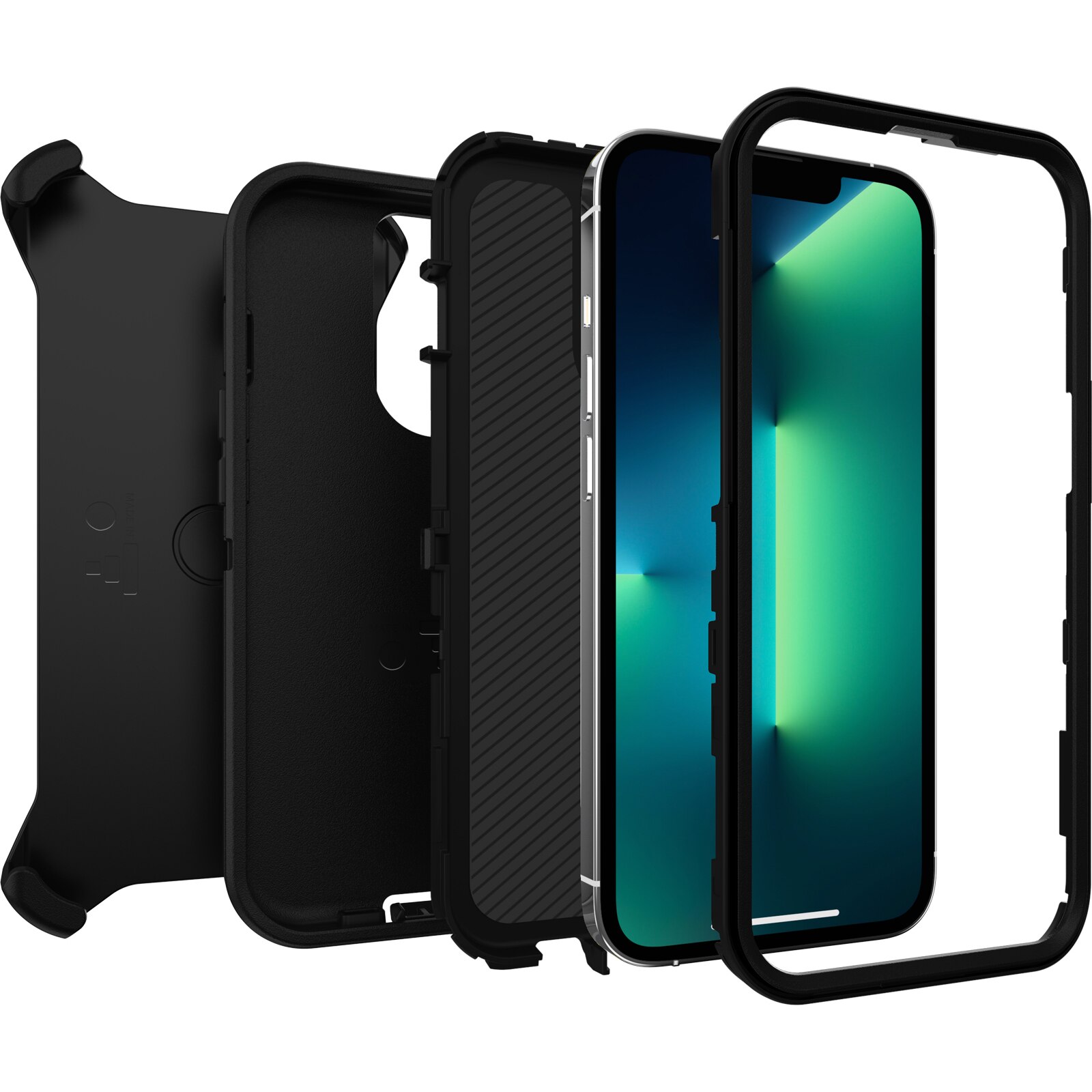 Funda Defender iPhone 13 Pro Negro