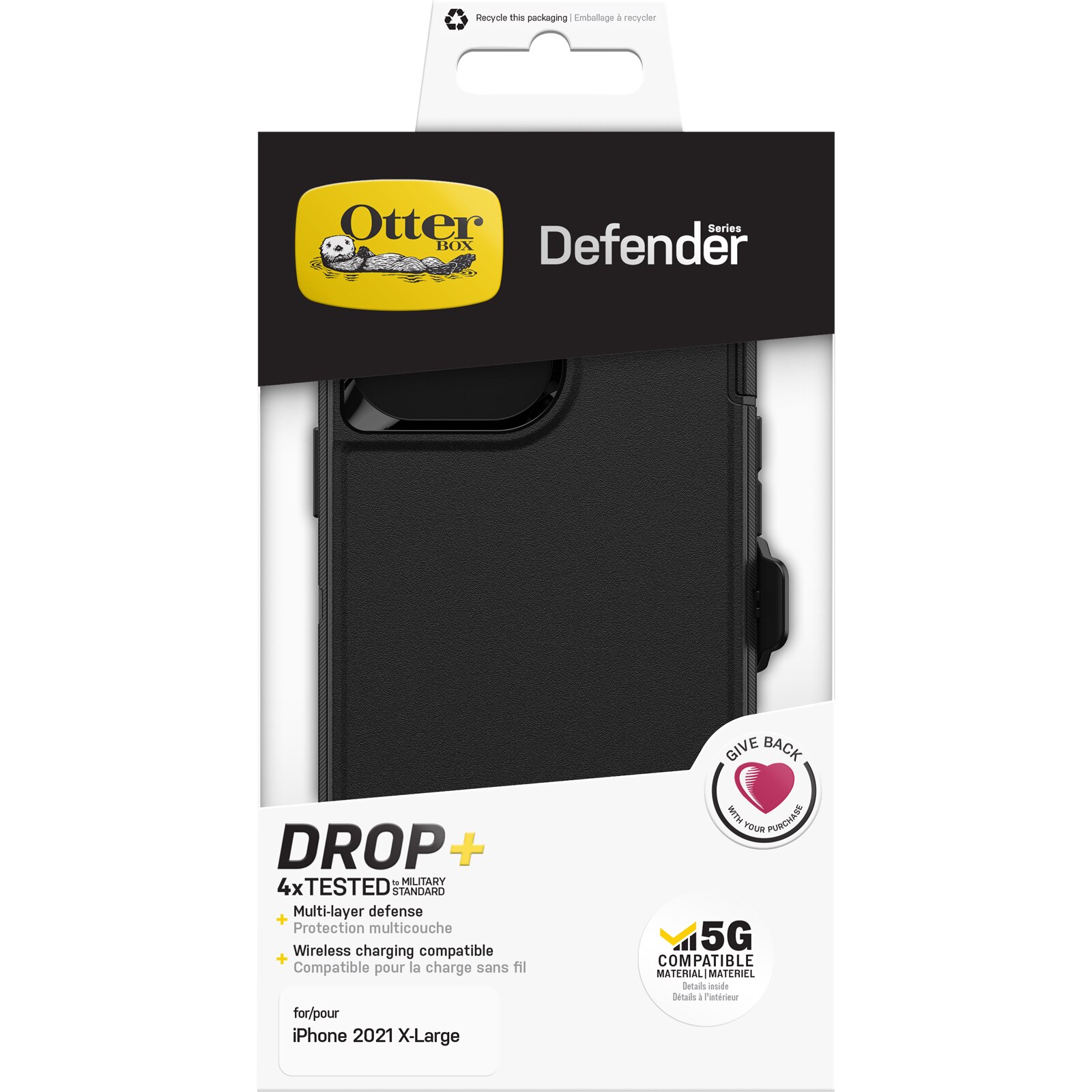 Funda Defender iPhone 13 Pro Max Black