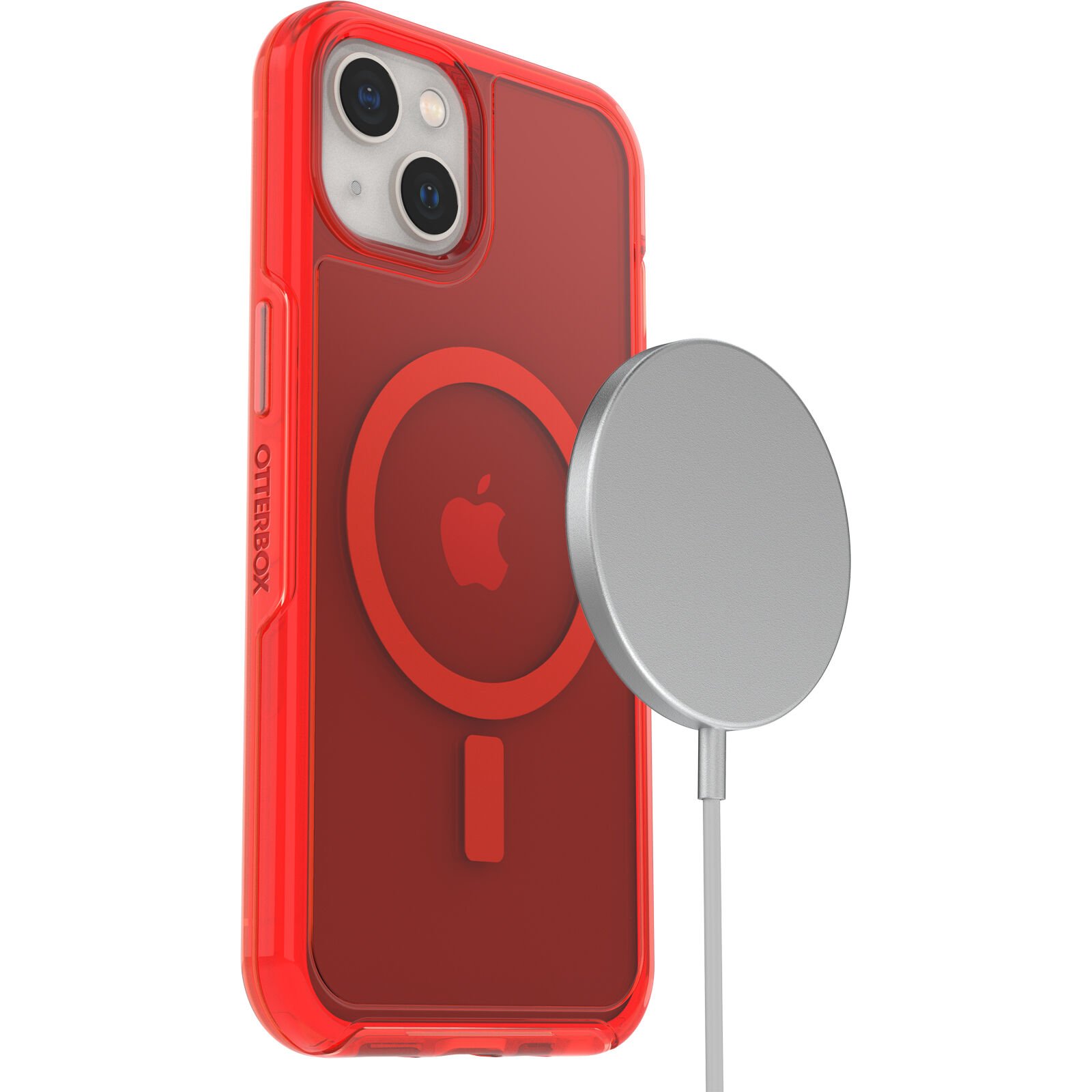 Funda Symmetry Plus MagSafe iPhone 13 Rojo