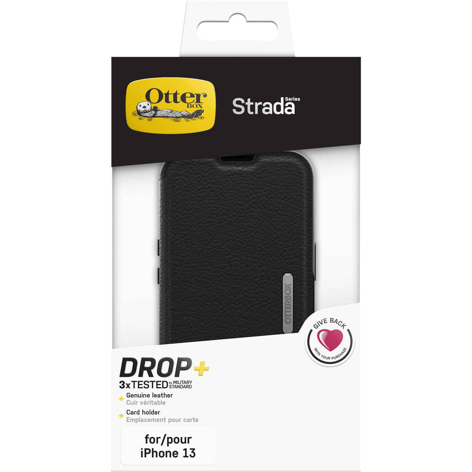 Funda Strada iPhone 13 Black