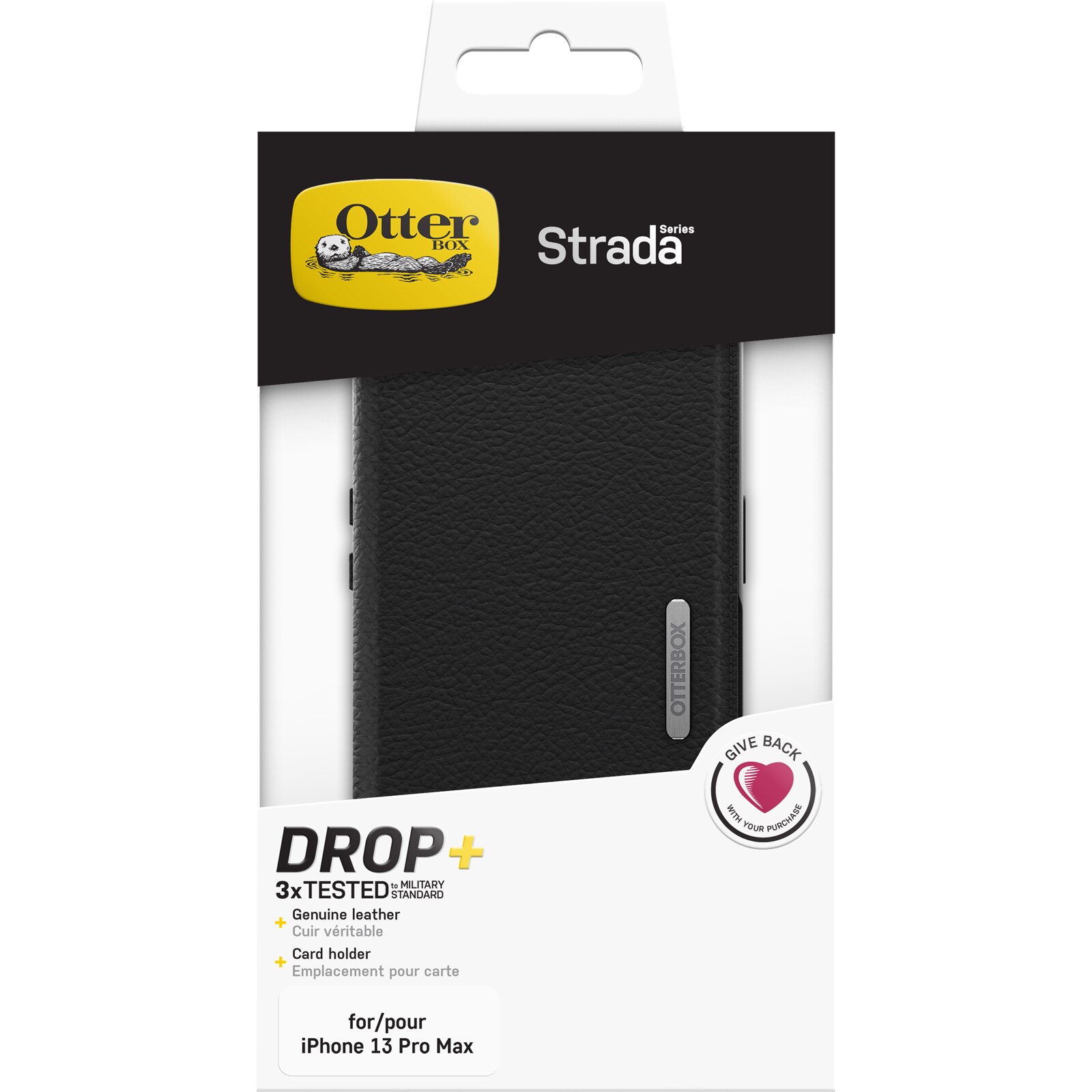 Funda Strada iPhone 13 Pro Black