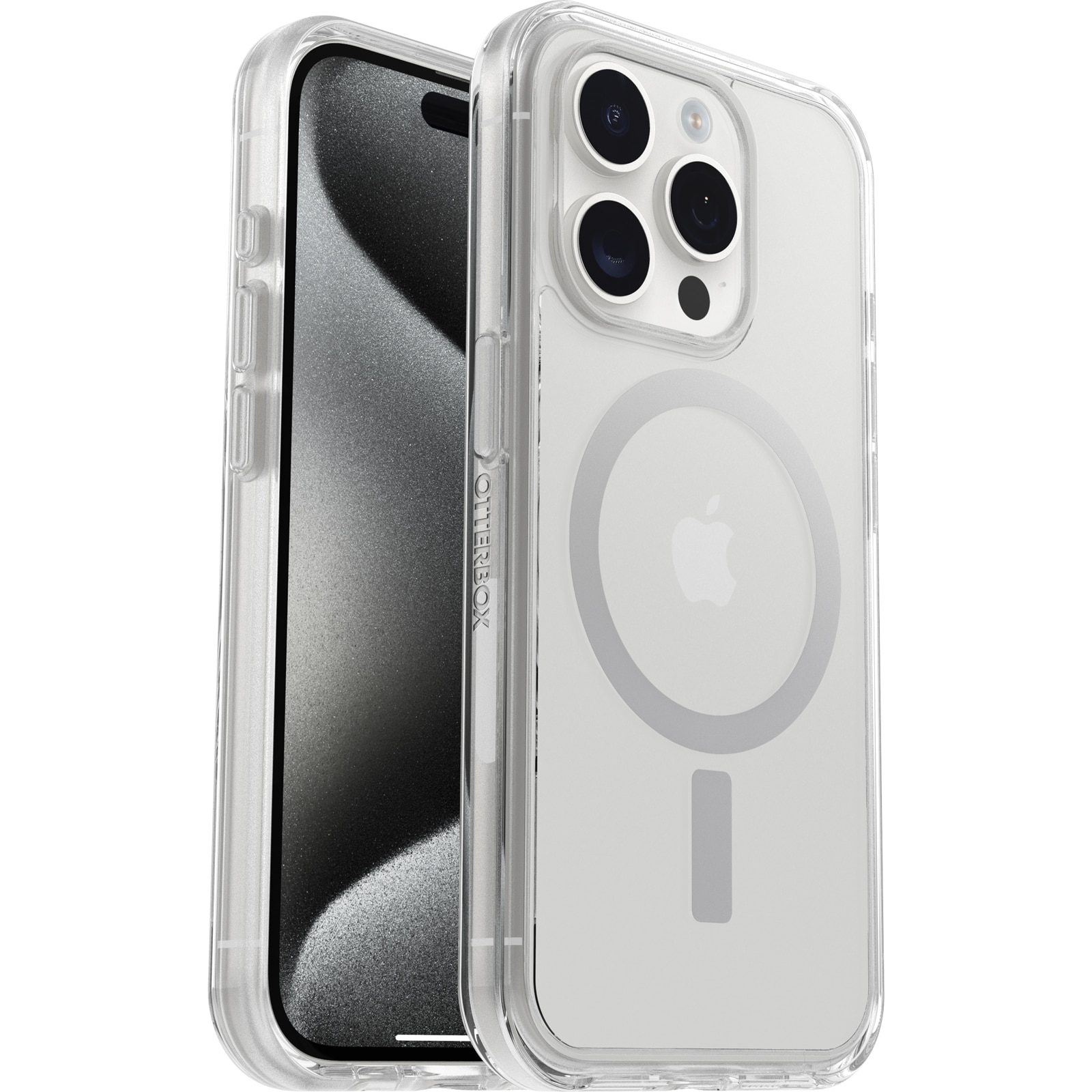 Funda Symmetry Plus MagSafe iPhone 15 Pro Transparente