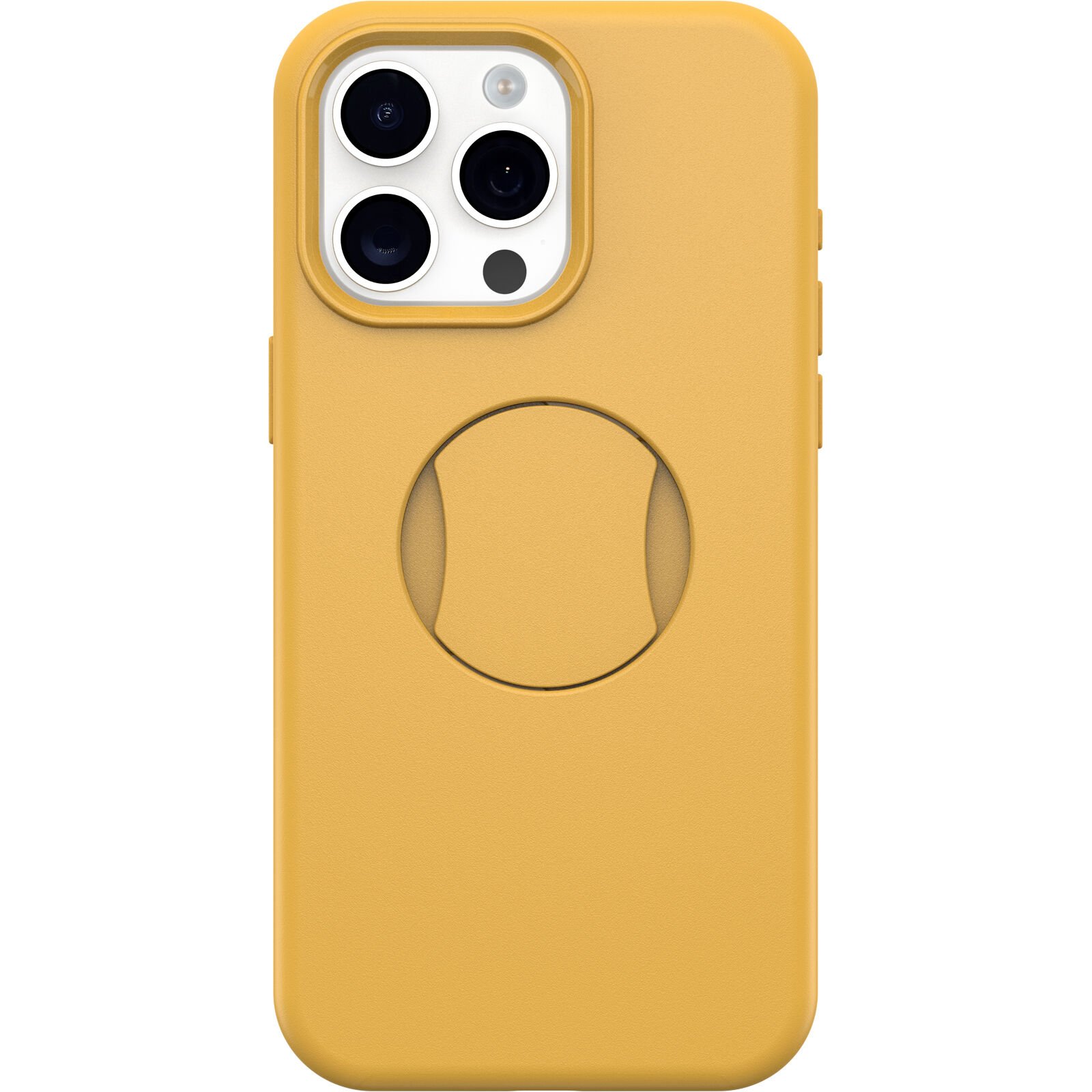 Funda OtterGrip Symmetry iPhone 15 Pro Max amarillo