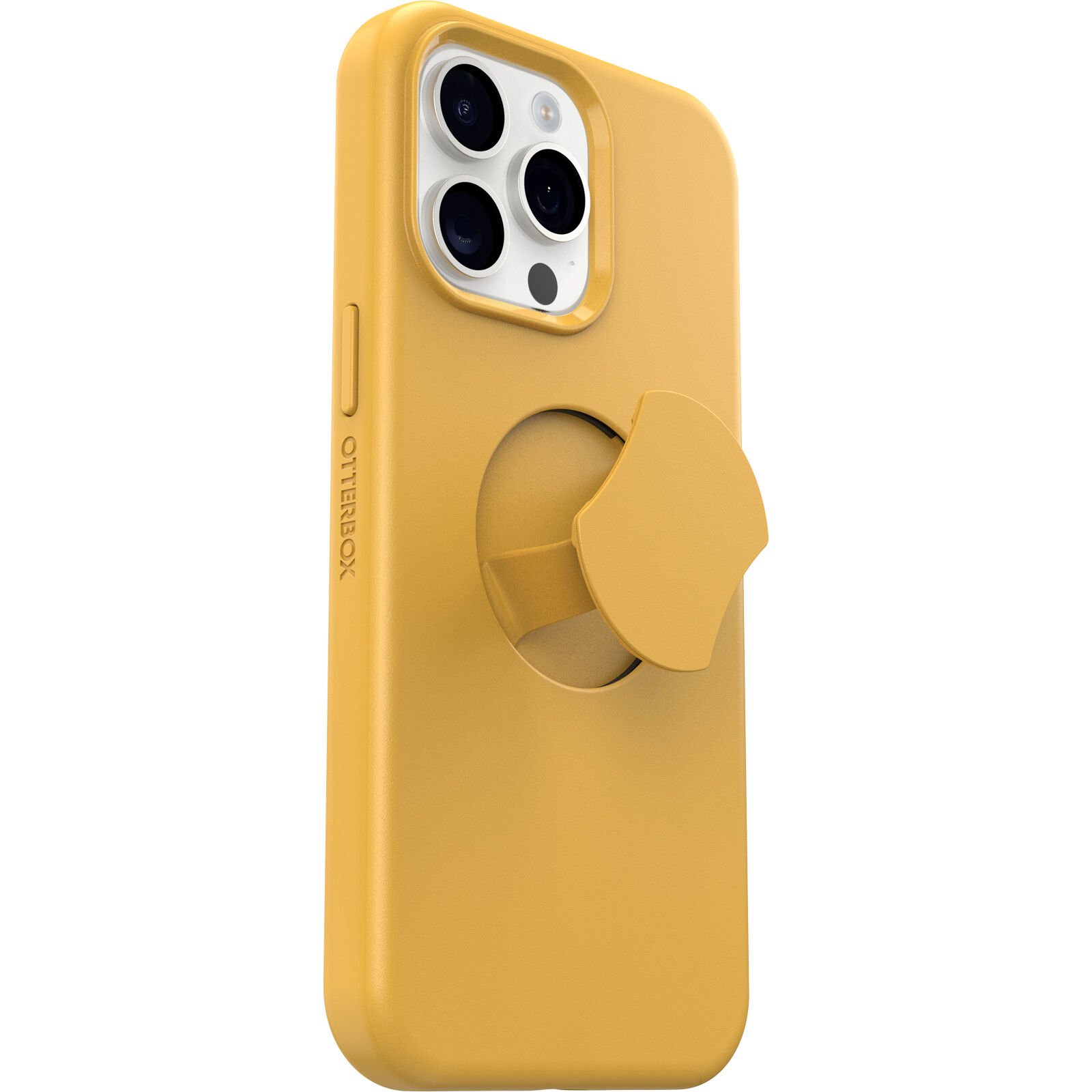 Funda OtterGrip Symmetry iPhone 15 Pro Max amarillo