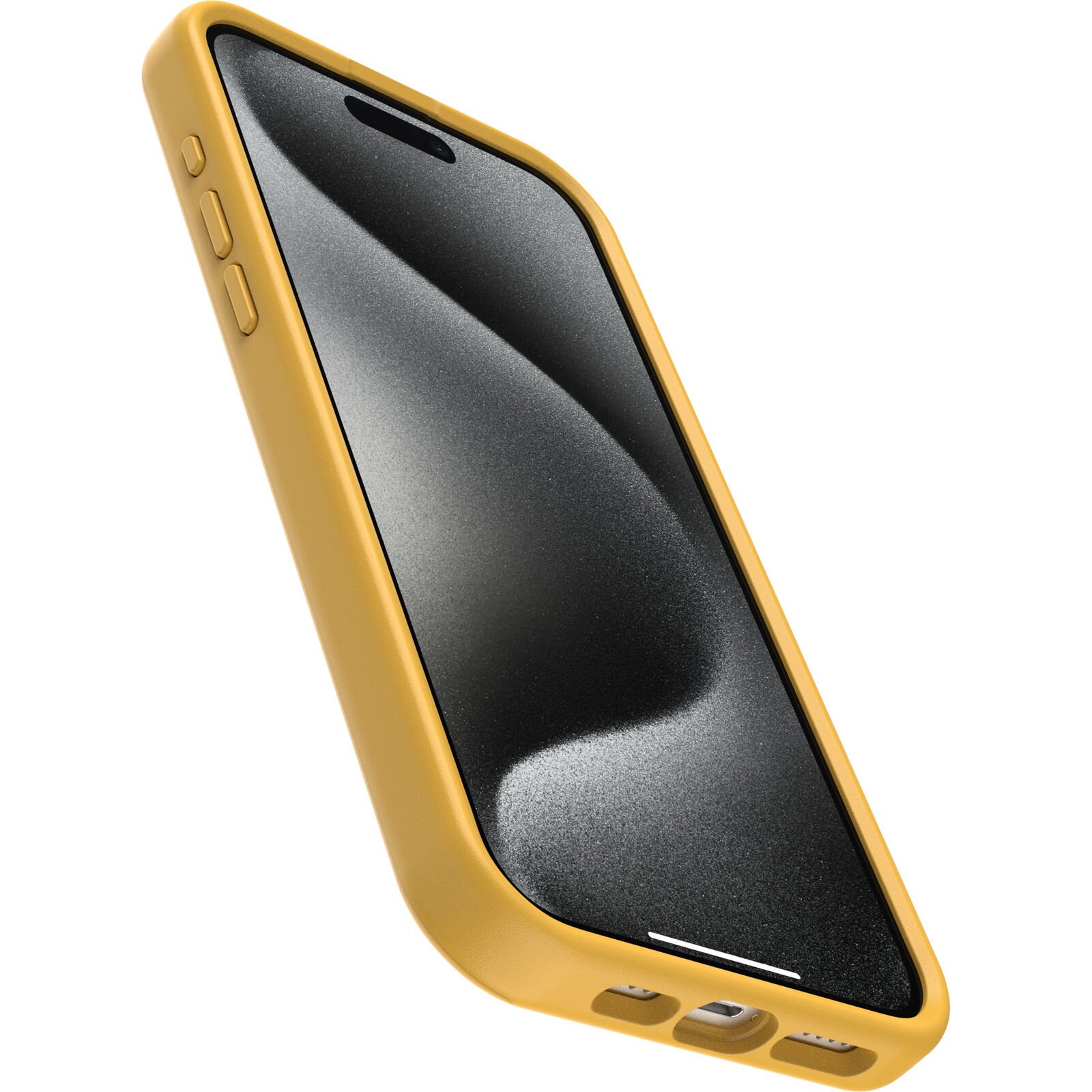 Funda OtterGrip Symmetry iPhone 15 Pro Max amarillo