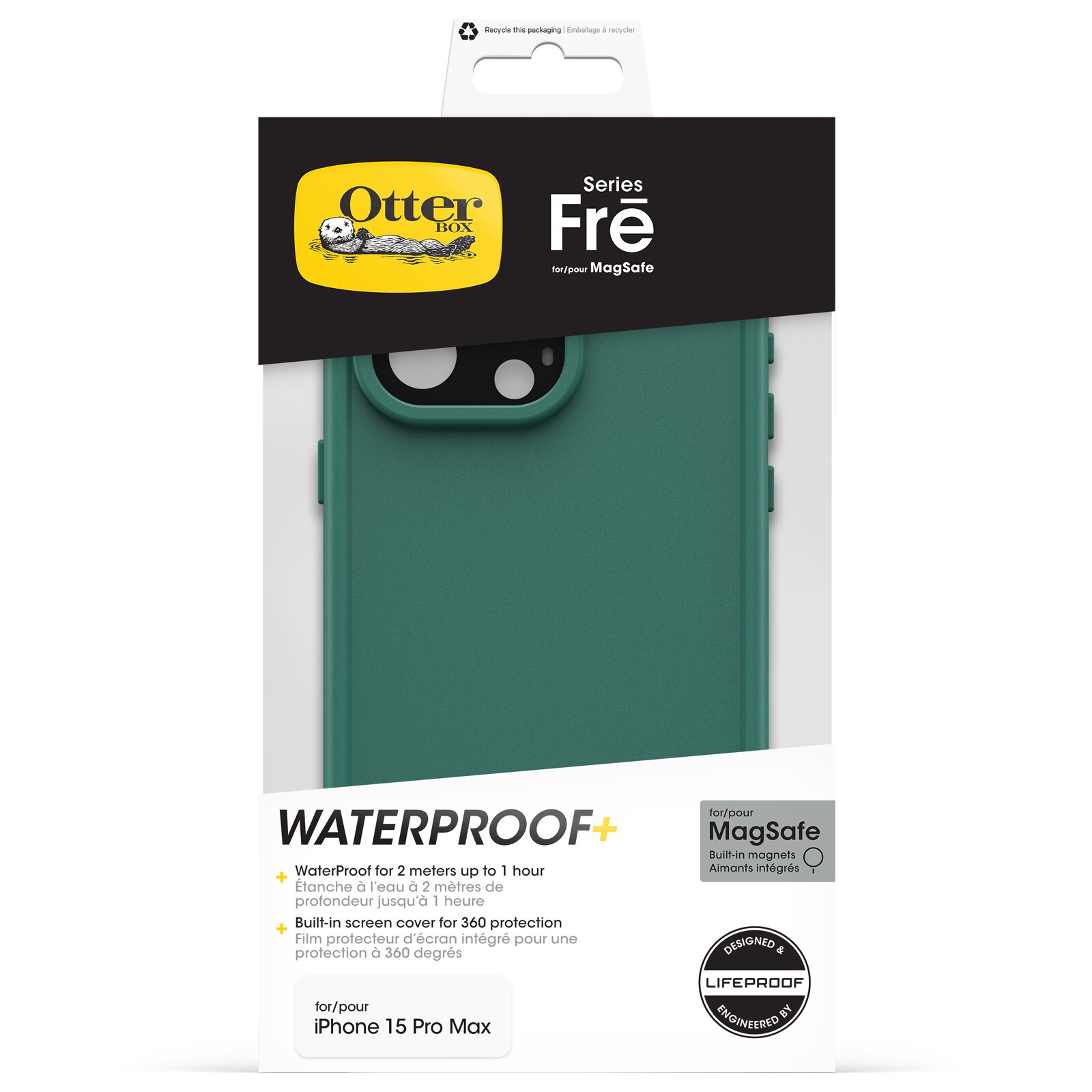 FRE MagSafe Case iPhone 15 Pro Max Verde