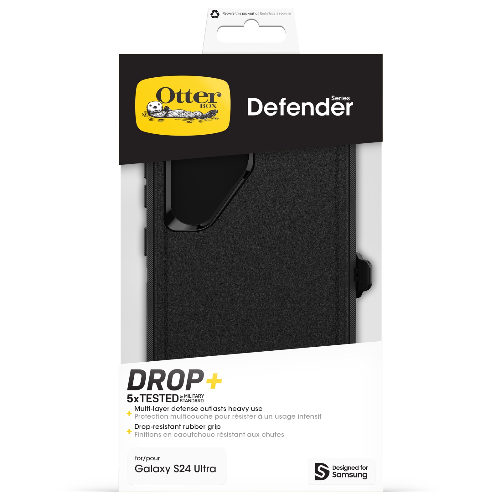 Funda Defender Samsung Galaxy S24 Ultra Black