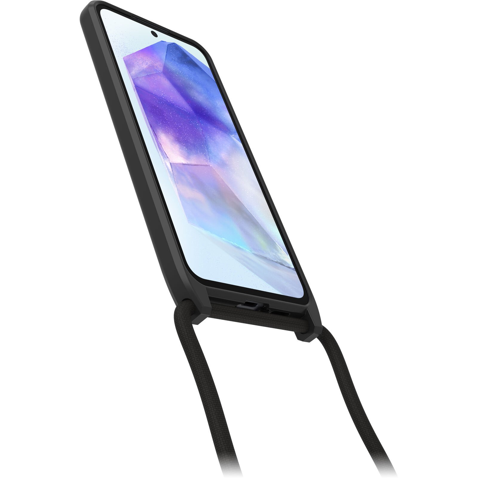 Funda React Necklace Samsung Galaxy A55 negro