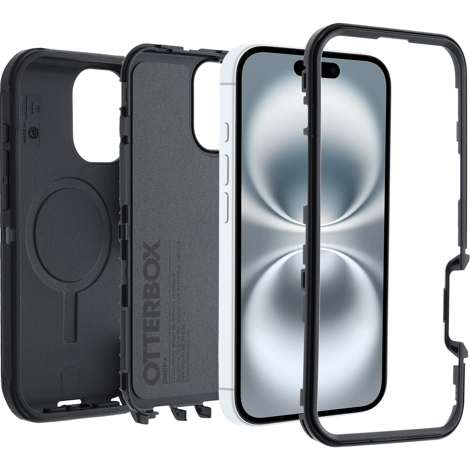 Funda MagSafe Defender iPhone 16 Black
