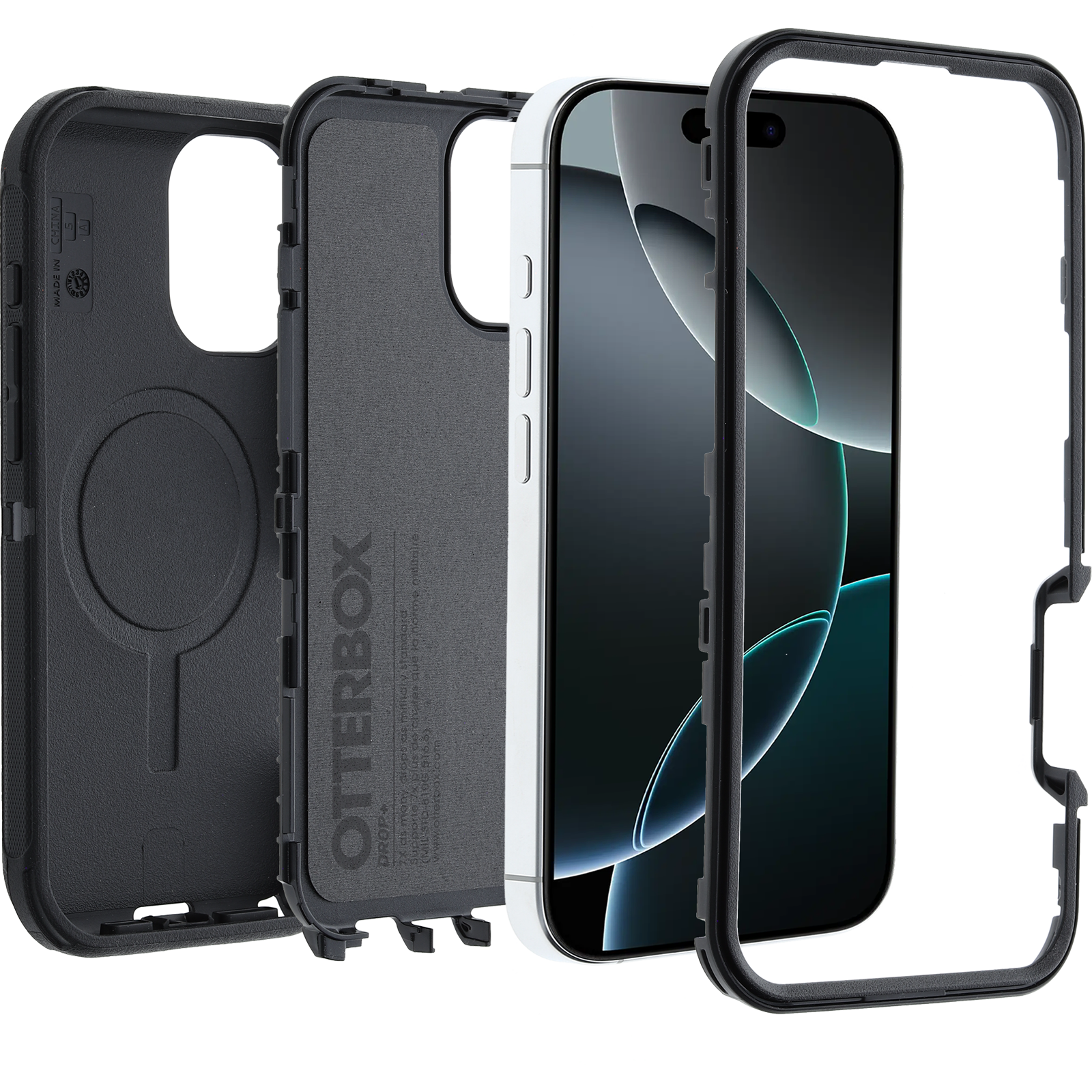 Funda MagSafe Defender iPhone 16 Pro Black