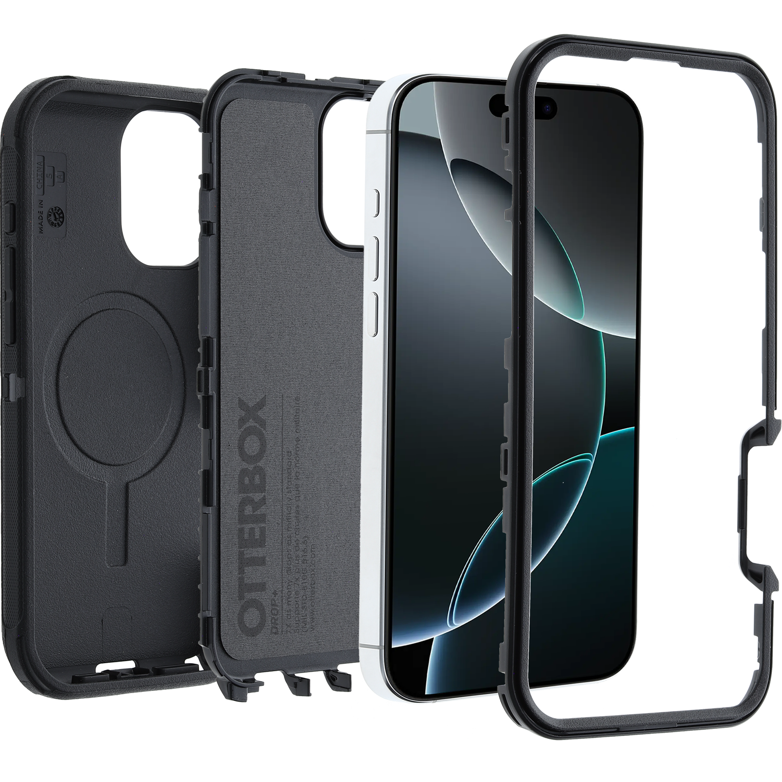Funda MagSafe Defender iPhone 16 Pro Max Black