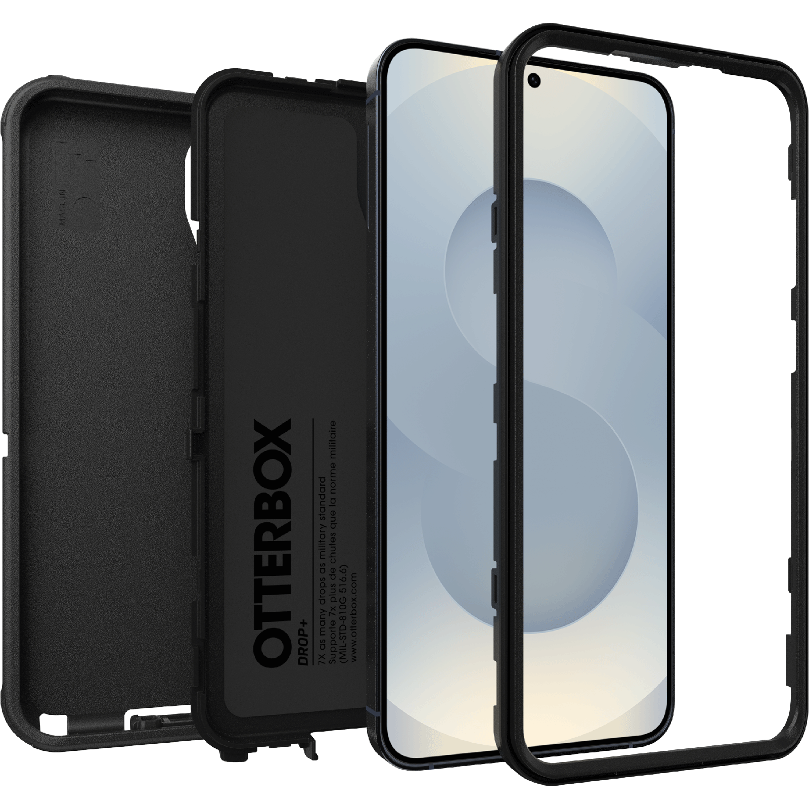 Funda Defender Samsung Galaxy S25 Plus Black