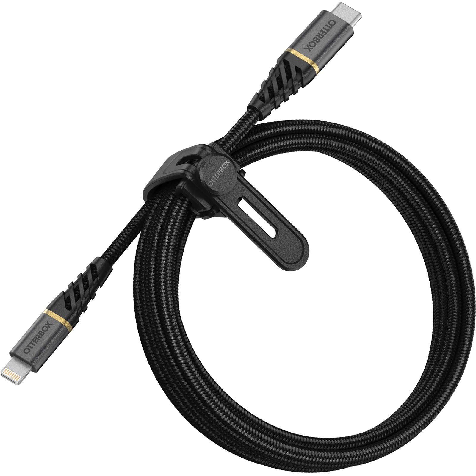 Premium Cable USB-C a Lightning 2 metros Negro