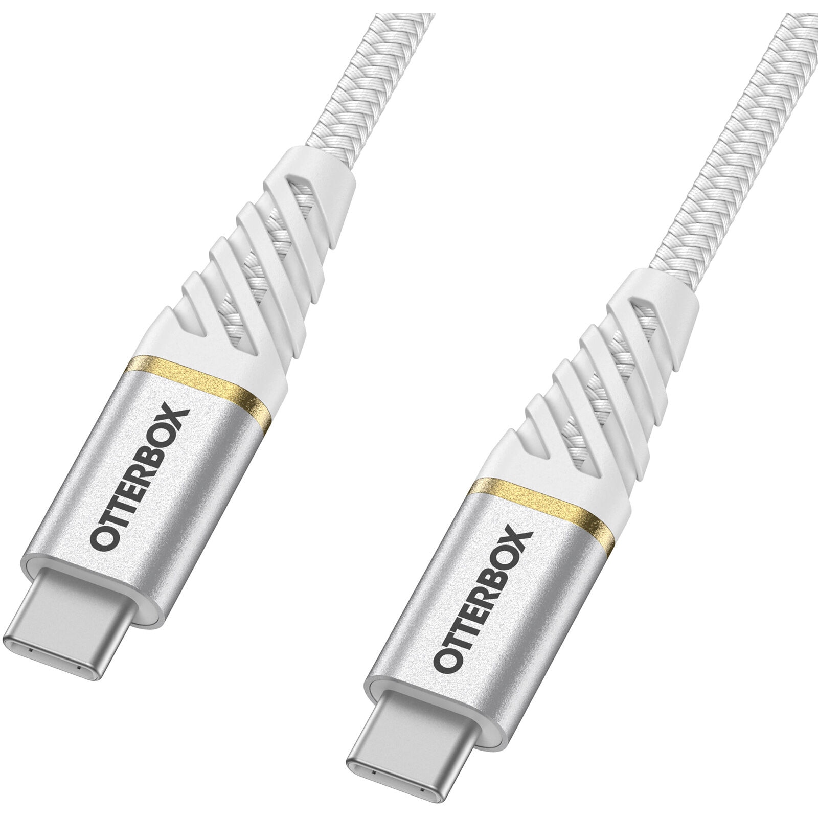Premium Cable USB-C a USB-C 3 metros blance