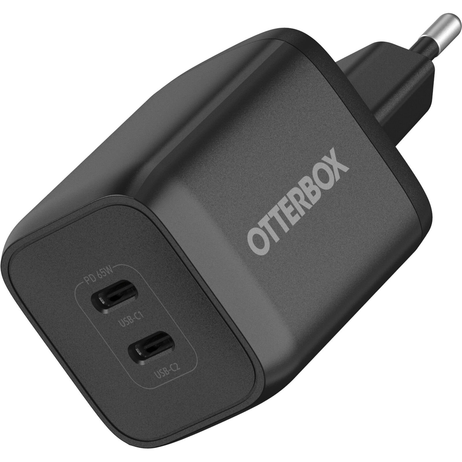 Cargador USB-C Dual Port 65W Black