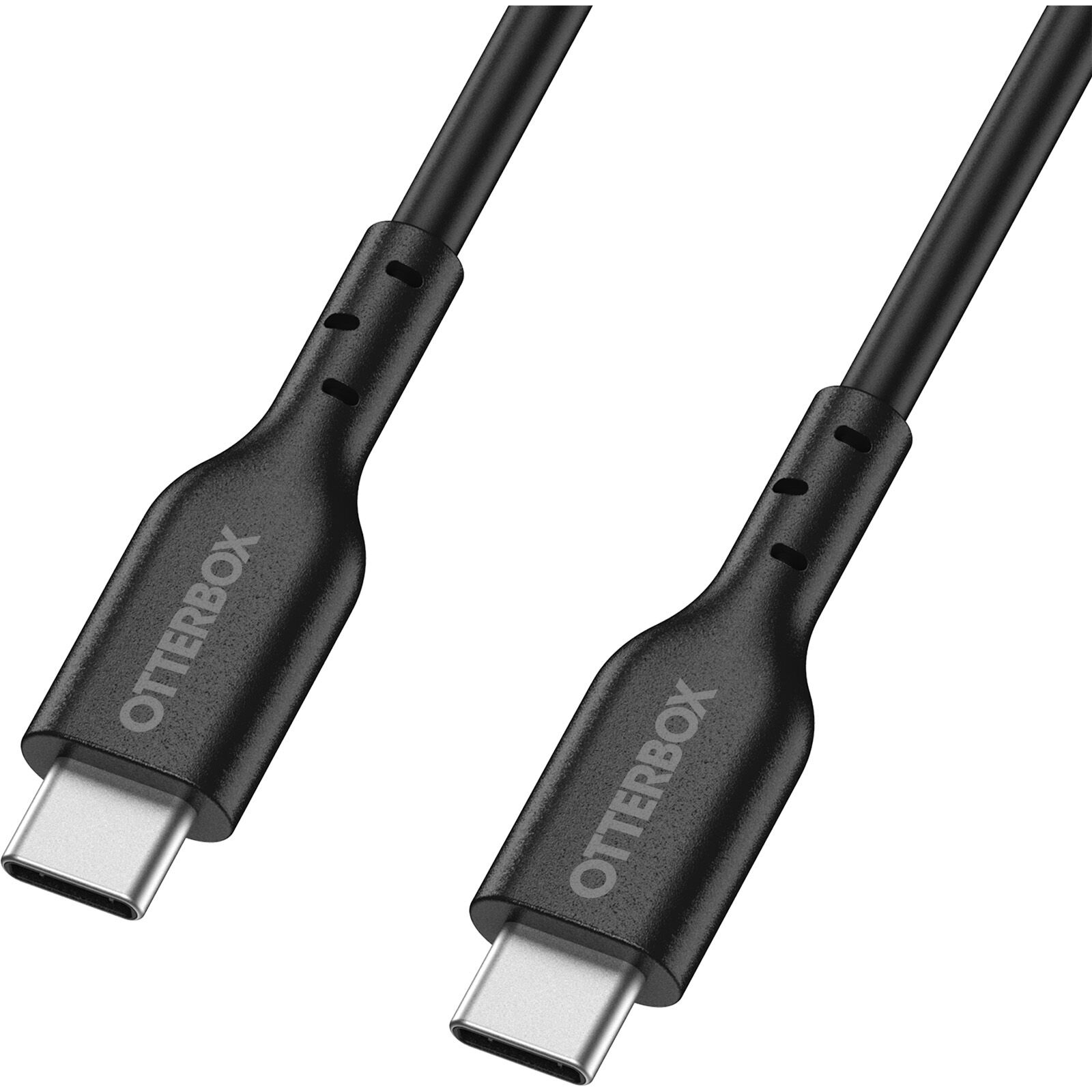 Cable USB-C a USB-C 2 Standard Fast Charge metros negro