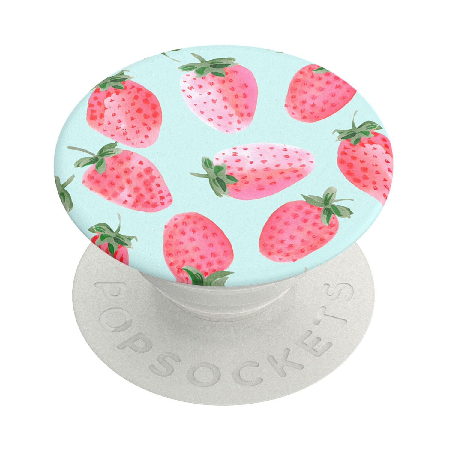 PopGrip Soporte y Agarre para Teléfonos, Strawberry Rain