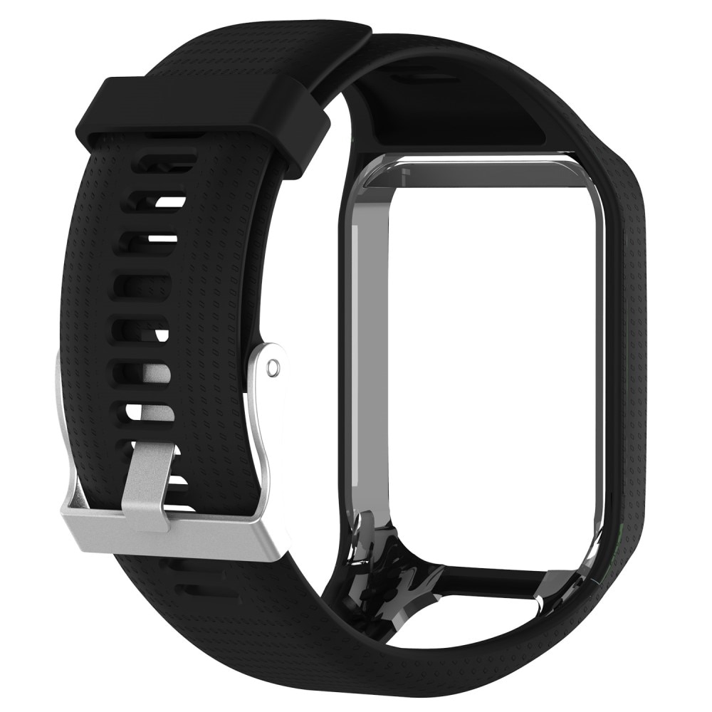Correa de silicona para  TomTom Runner 3, Negro