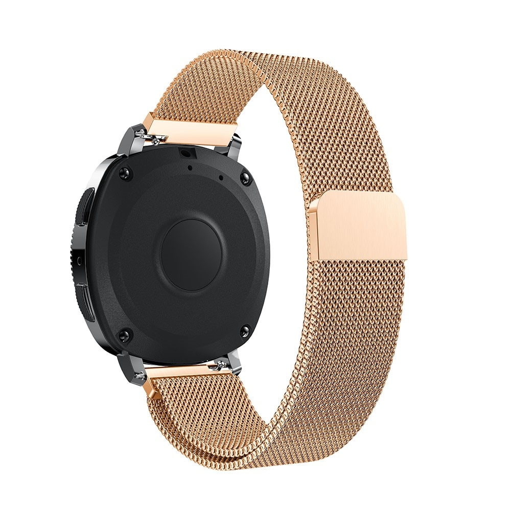 Pulsera milanesa para Garmin Vivoactive 4, oro rosa