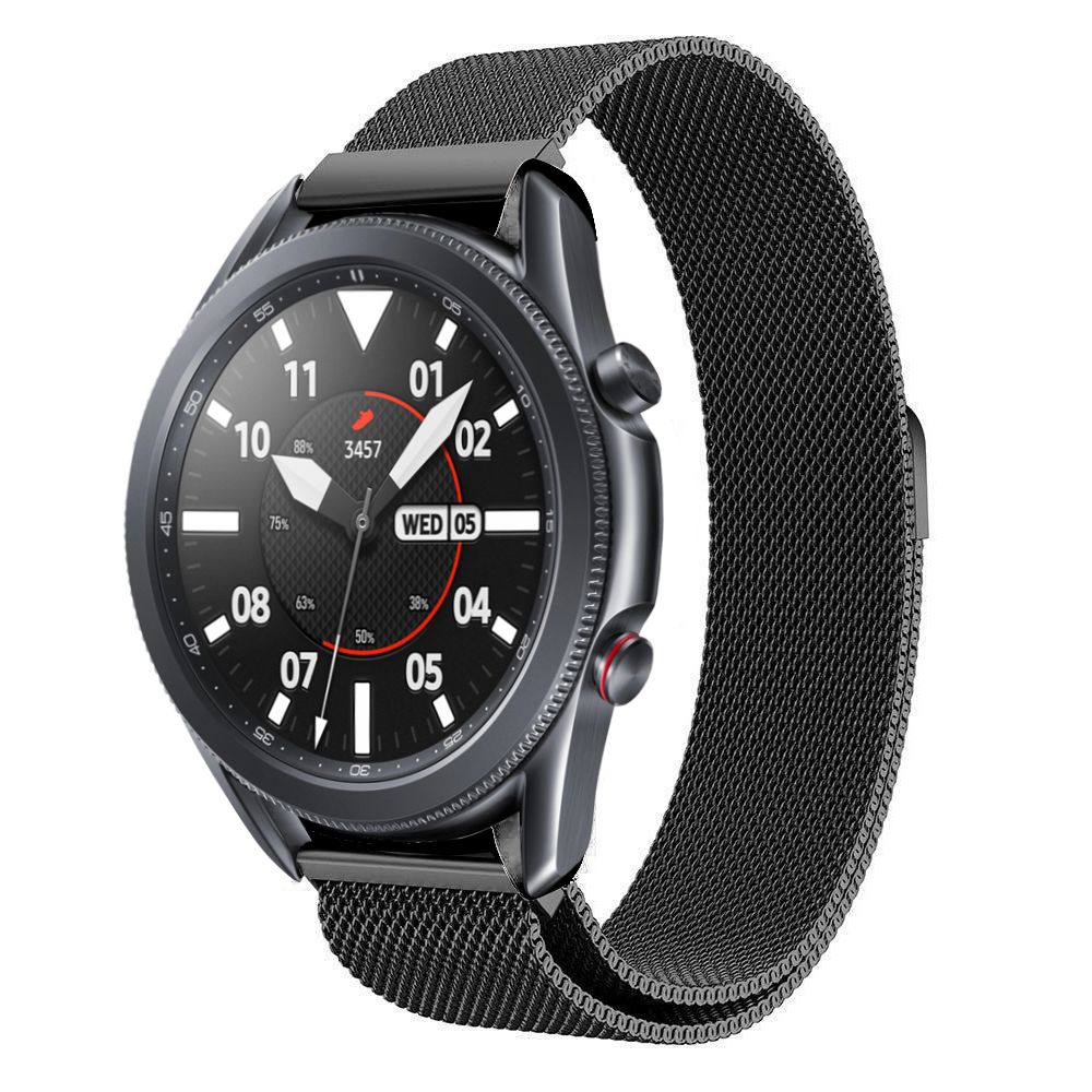 Pulsera milanesa para Samsung Galaxy Watch 5 Pro 45mm, Negro