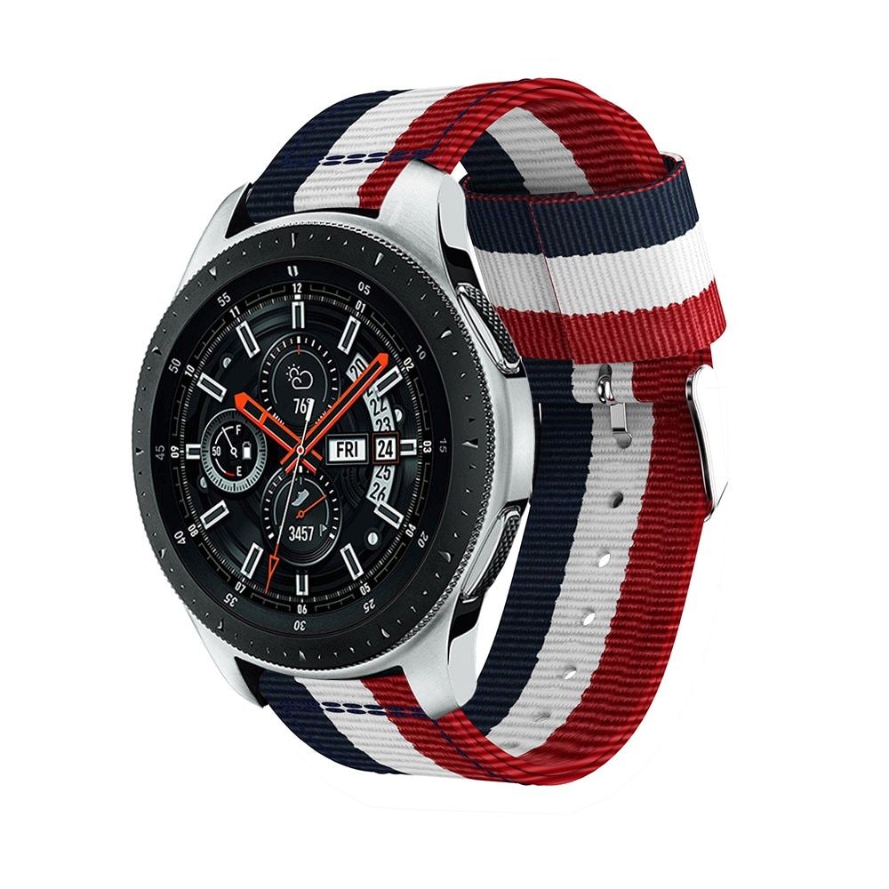 Correa de nailon Samsung Galaxy Watch 46mm/45mm Rojo