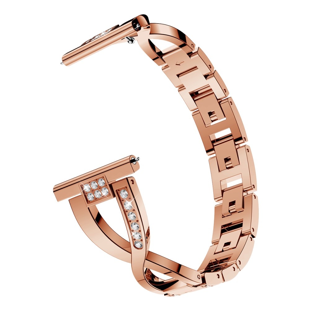 Correa Cristal Garmin Vivoactive 4 Rose Gold