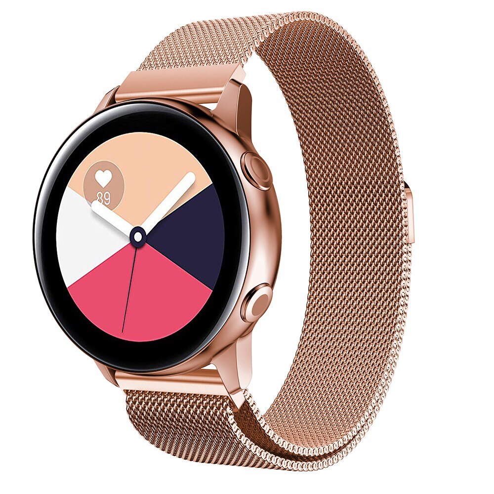 Pulsera milanesa para Samsung Galaxy Watch 5 40mm, oro rosa