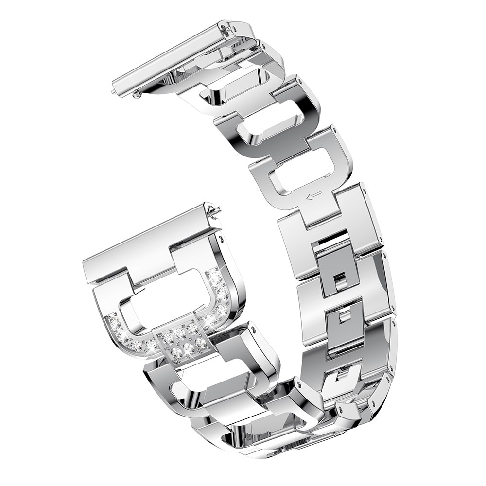 Correa Rhinestone bracelet Garmin Venu Sq Plata