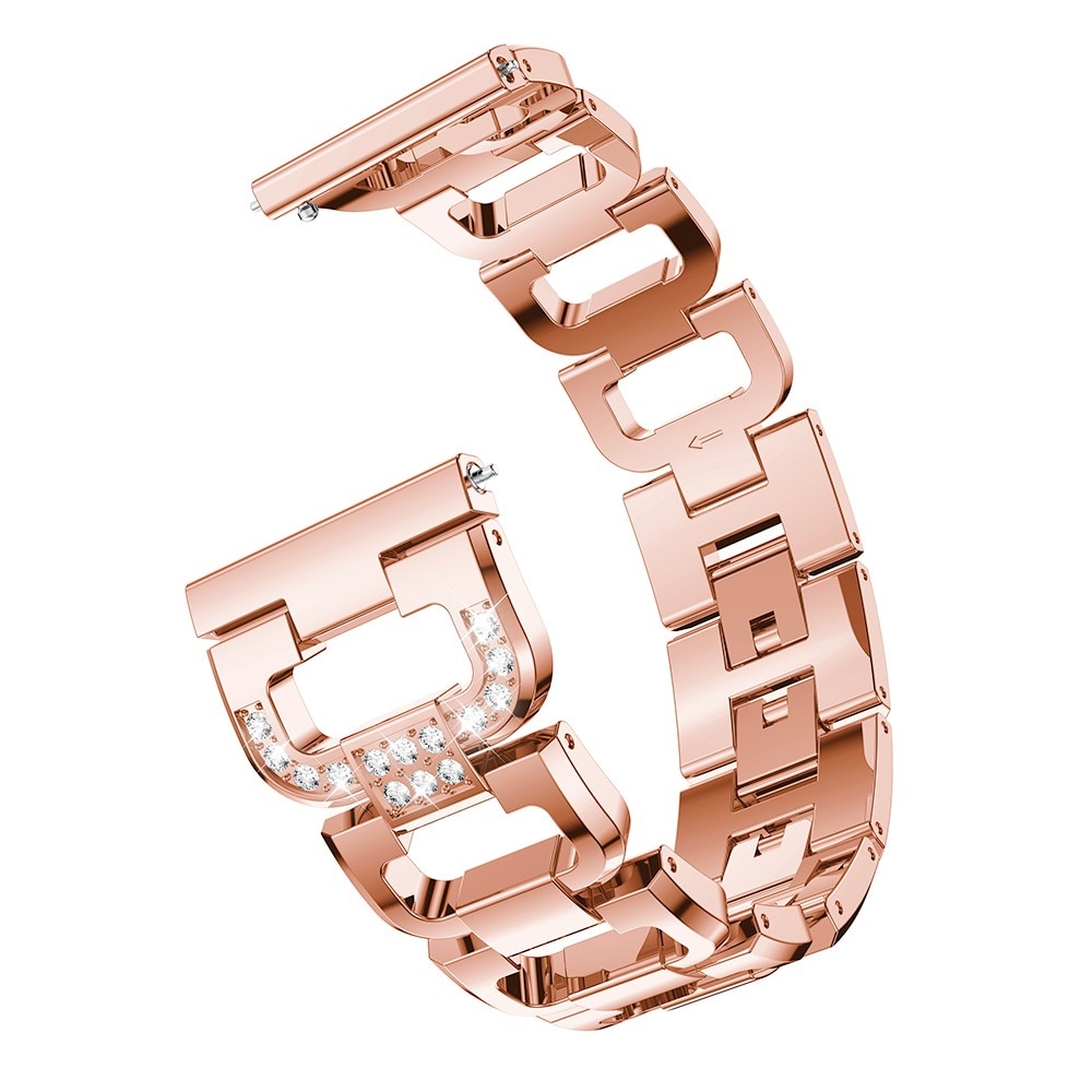 Correa Rhinestone bracelet Garmin Vivoactive 3 Rose Gold