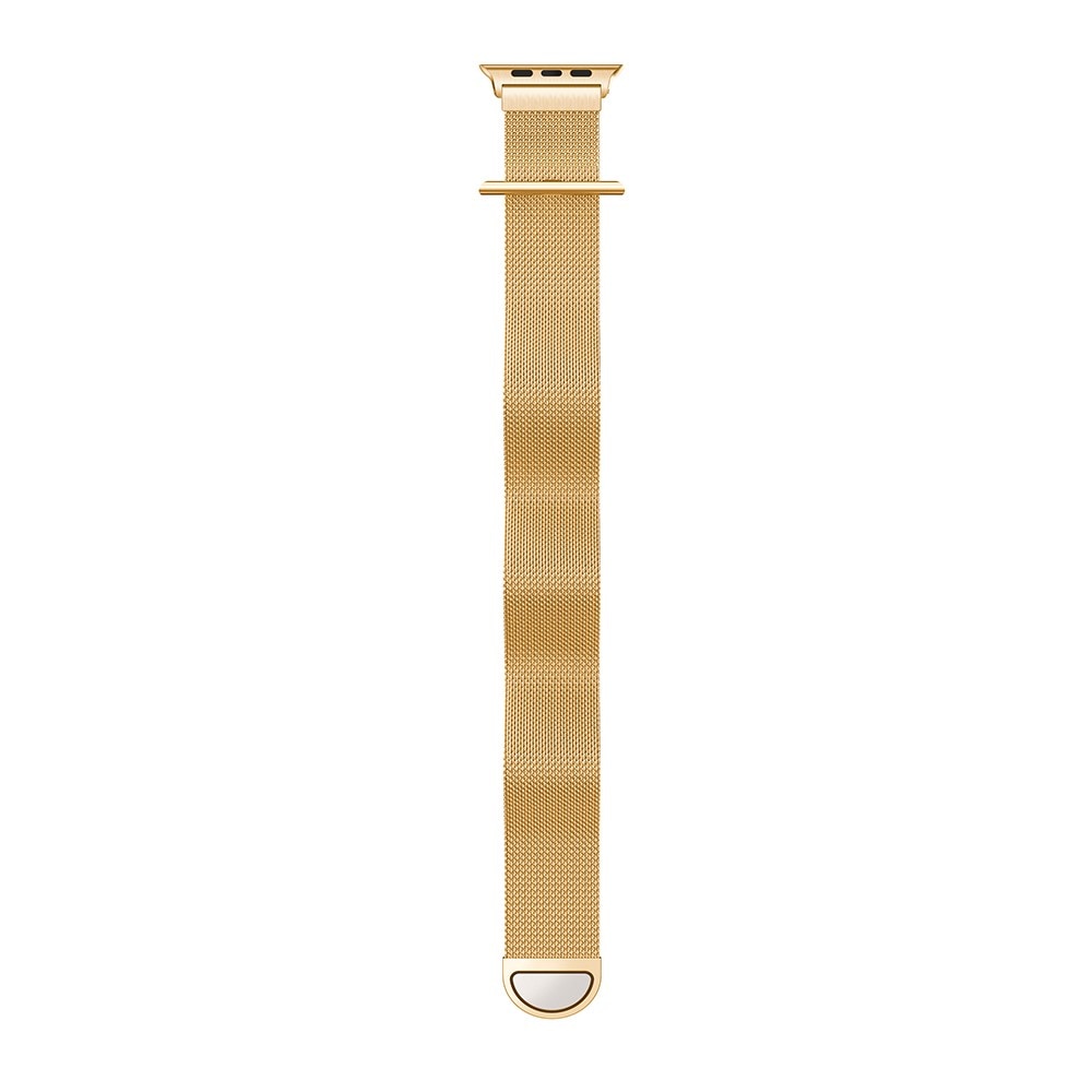 Pulsera milanesa para Apple Watch Series 7 41mm, Oro