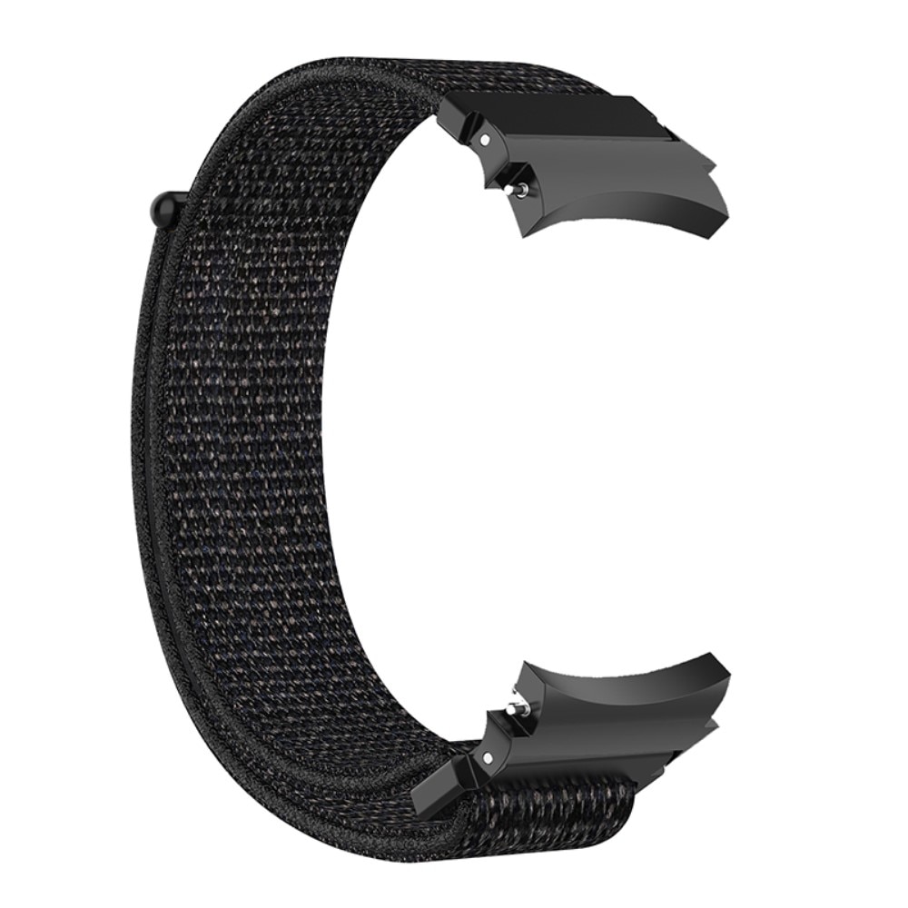 Correa de nailon Full Fit Samsung Galaxy Watch 4 44mm negro