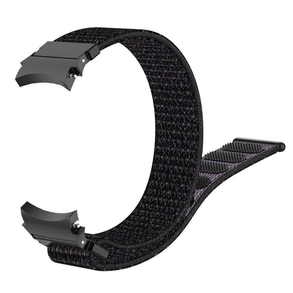 Correa de nailon Full Fit Samsung Galaxy Watch 4 44mm negro