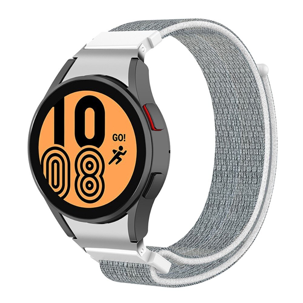 Correa de nailon Full Fit Samsung Galaxy Watch 4 44mm Gris