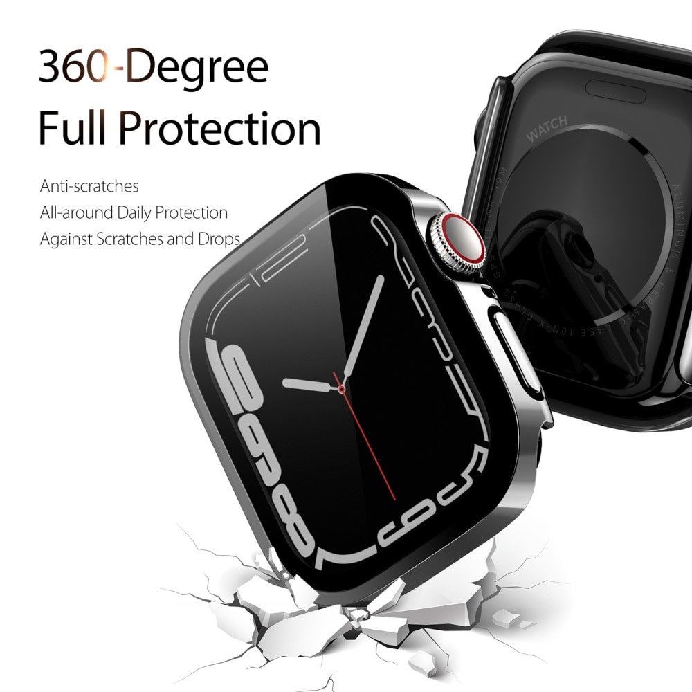 Funda Solid Shockproof Apple Watch 45mm Series 7 Black