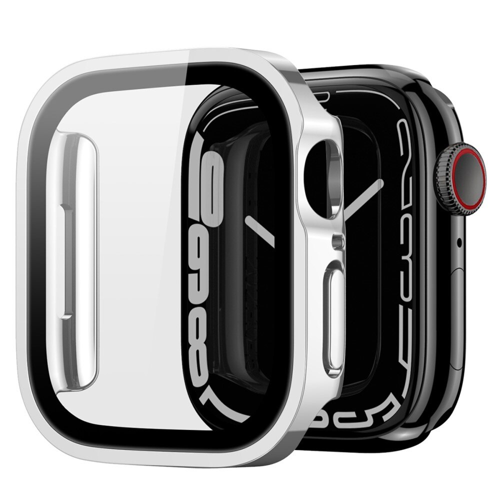 Funda Solid Shockproof Apple Watch 45mm Series 9 Silver