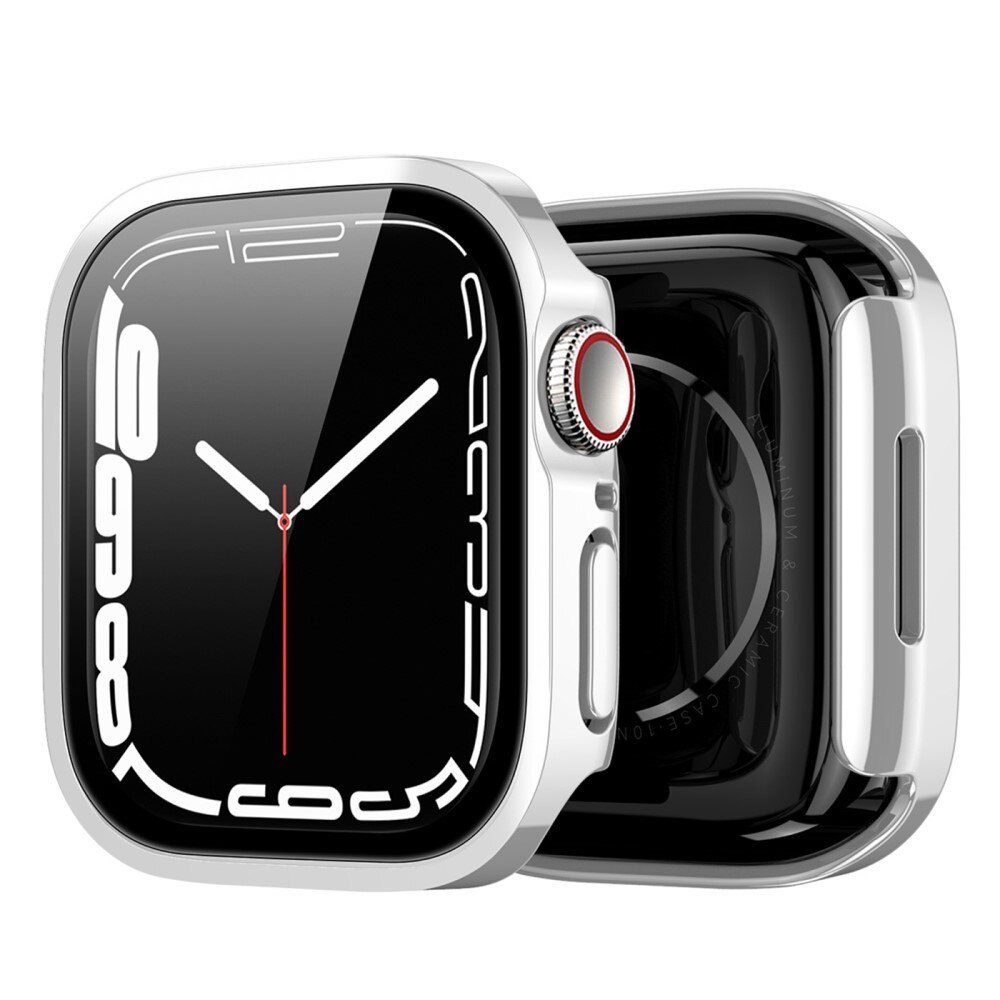 Funda Solid Shockproof Apple Watch 45mm Series 8 Plata